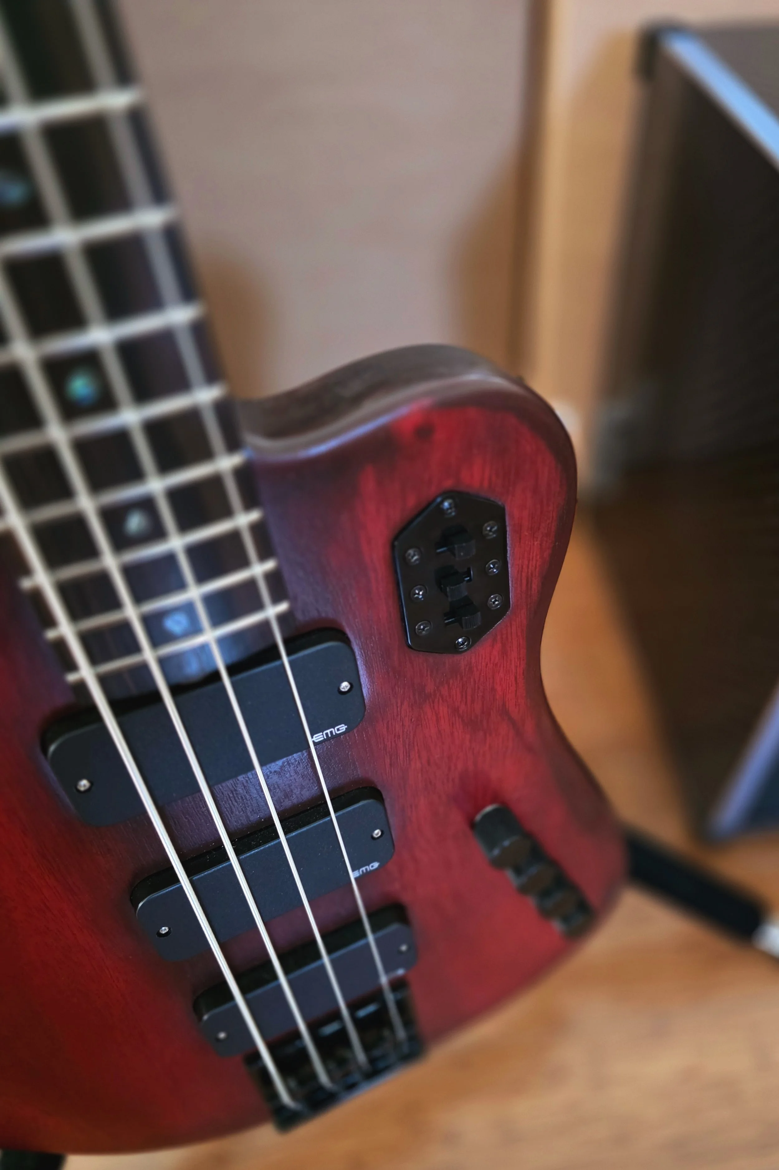 McGrath Rebel 4-String Bass Fretboard