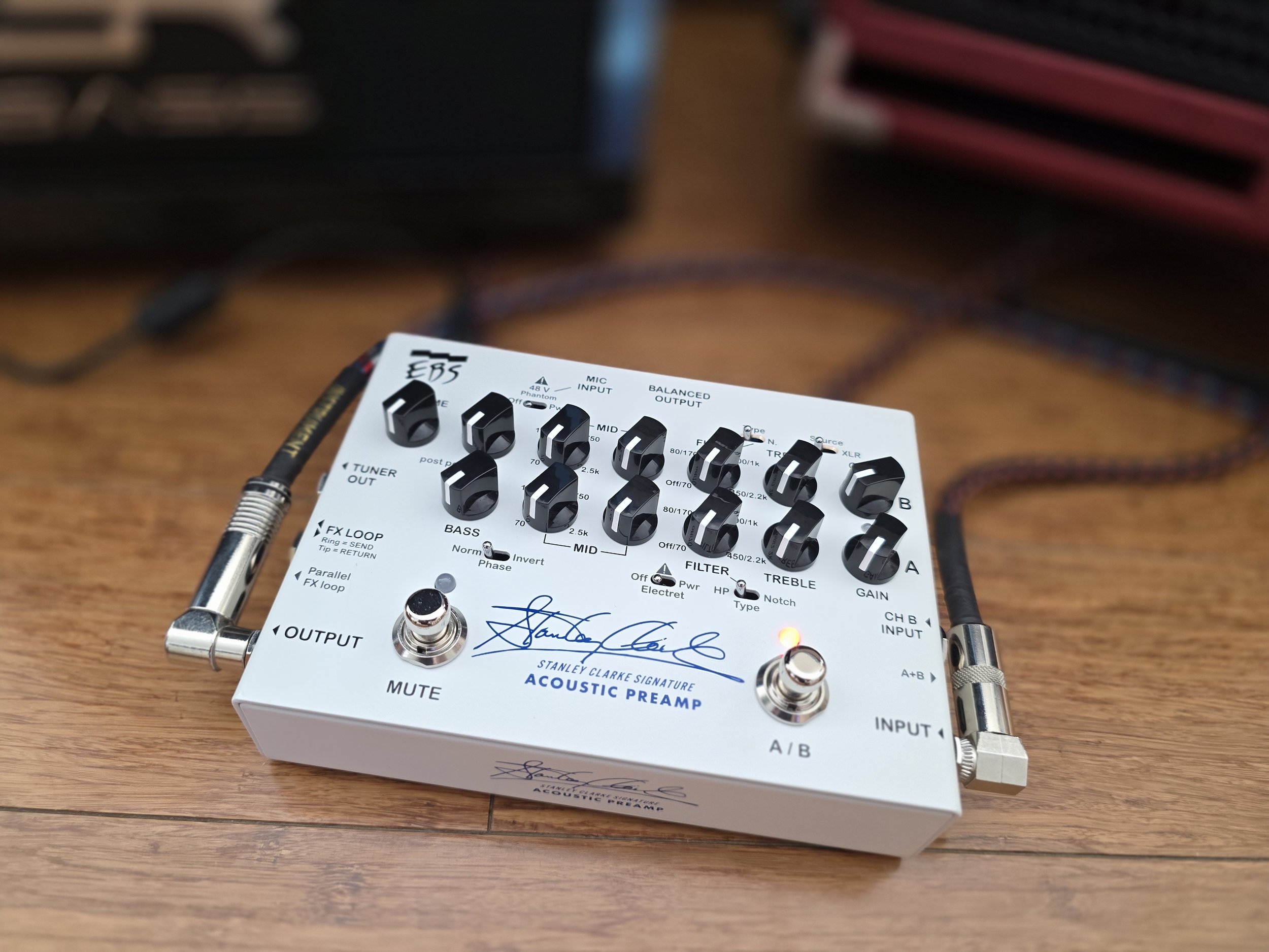 EBS Stanley Clarke Signature Preamp | Dual Channel Bass Preamp & DI Pedal