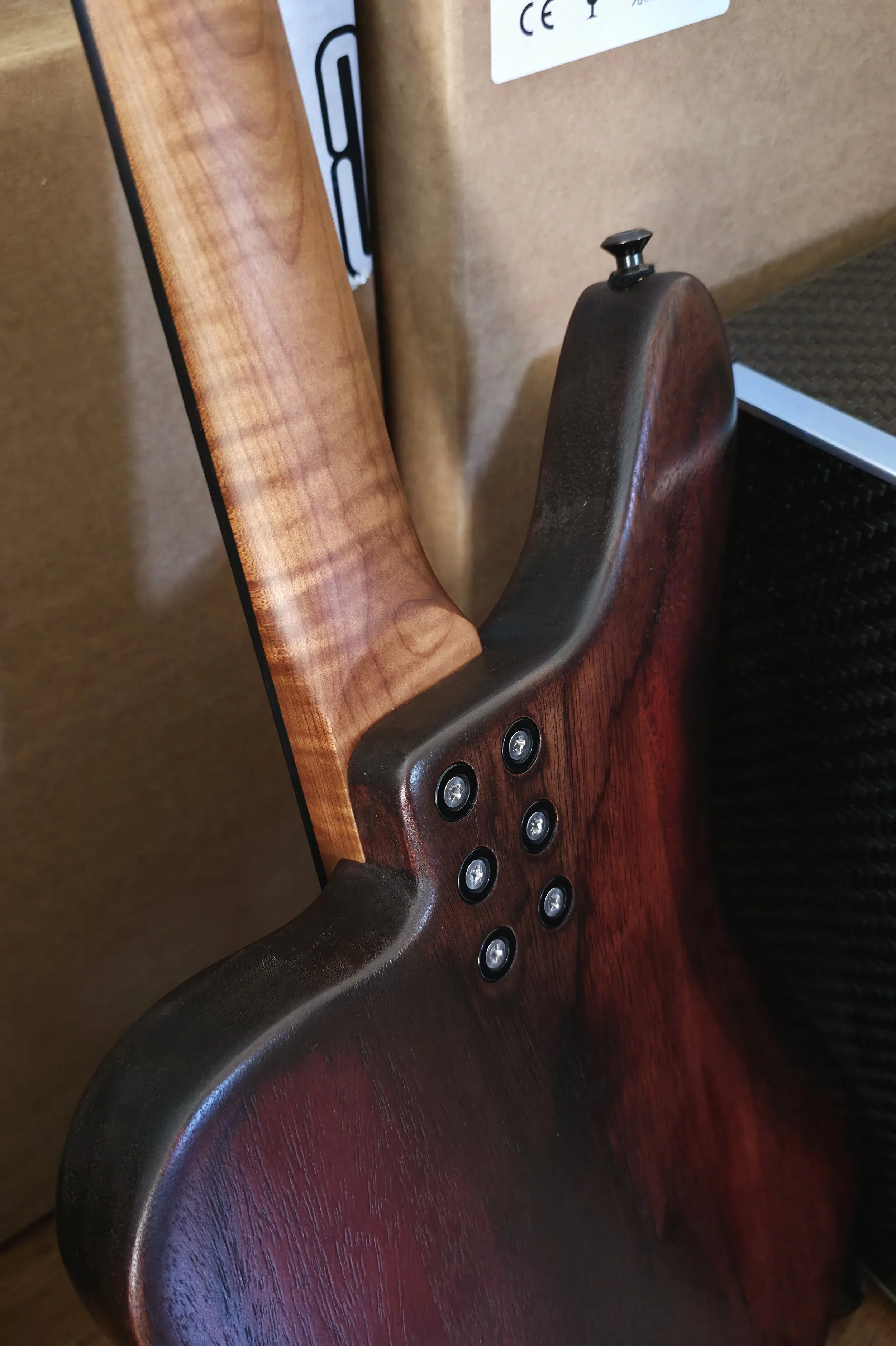 McGrath Rebel 4-String Bass Roasted Maple Custom Neck