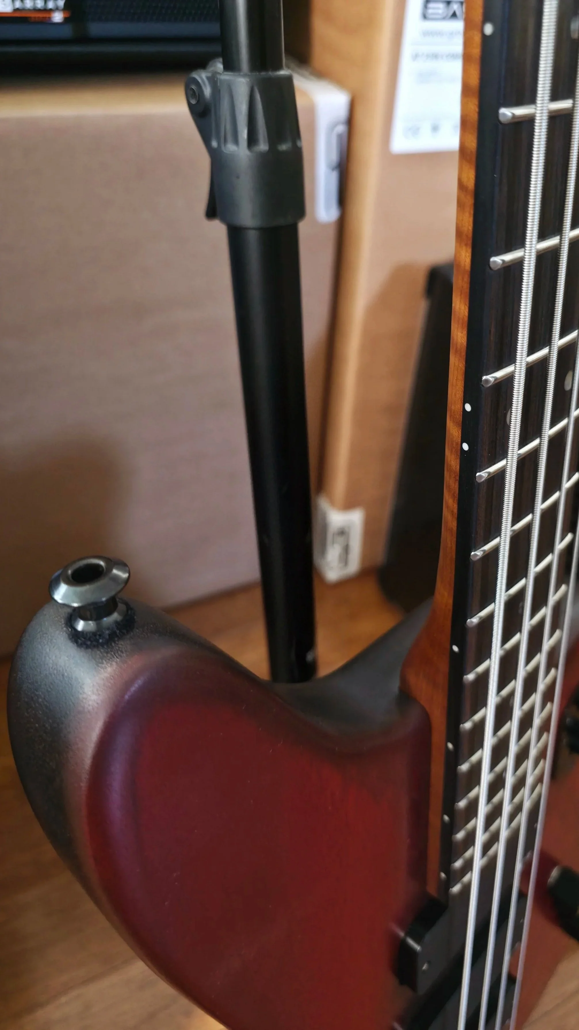 McGrath Rebel 4 String Bass Side dots