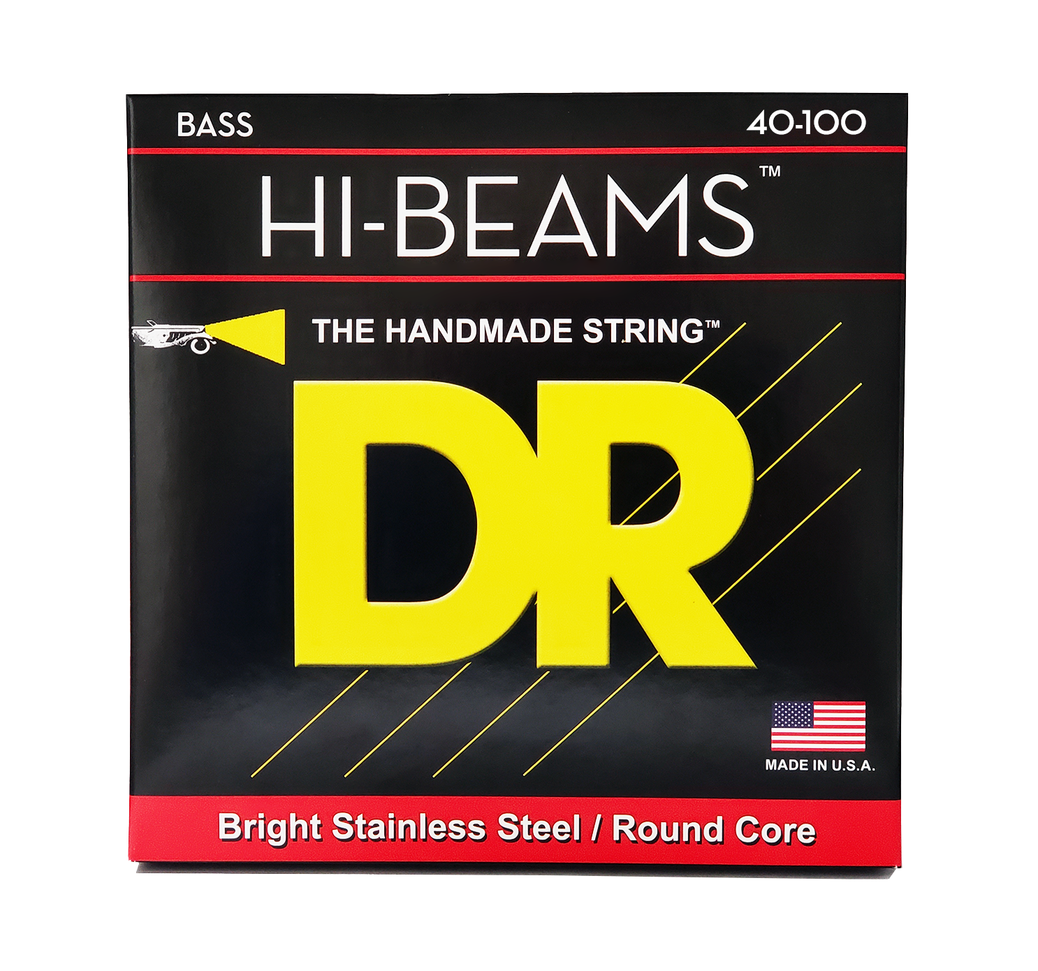 DR Strings HI-BEAM™ - Stainless Steel Bass Strings