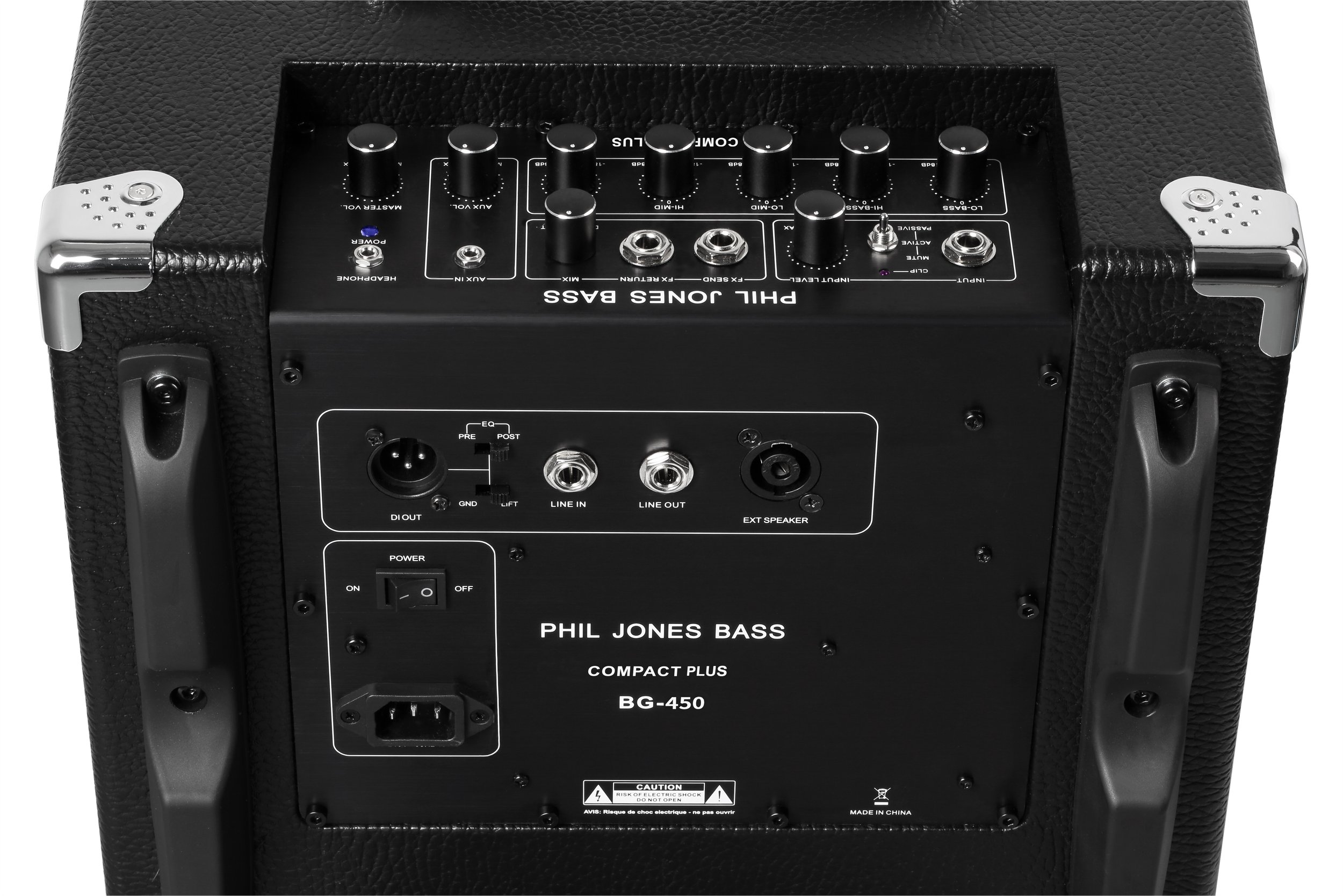 Phil Jones Combo BG450 amp back plate