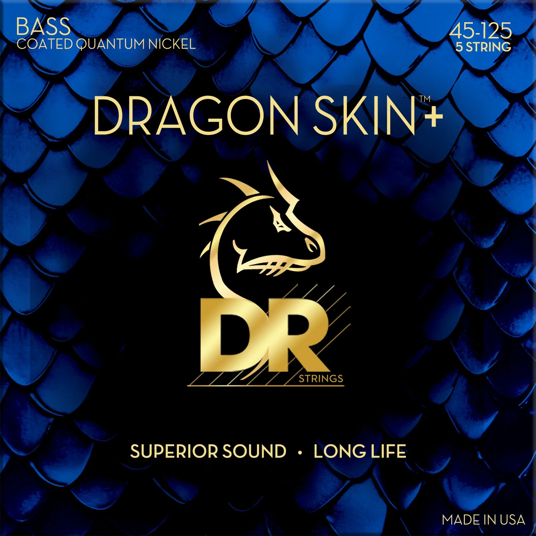 DR Dragon Skin+ Quantum Nickel Bass String