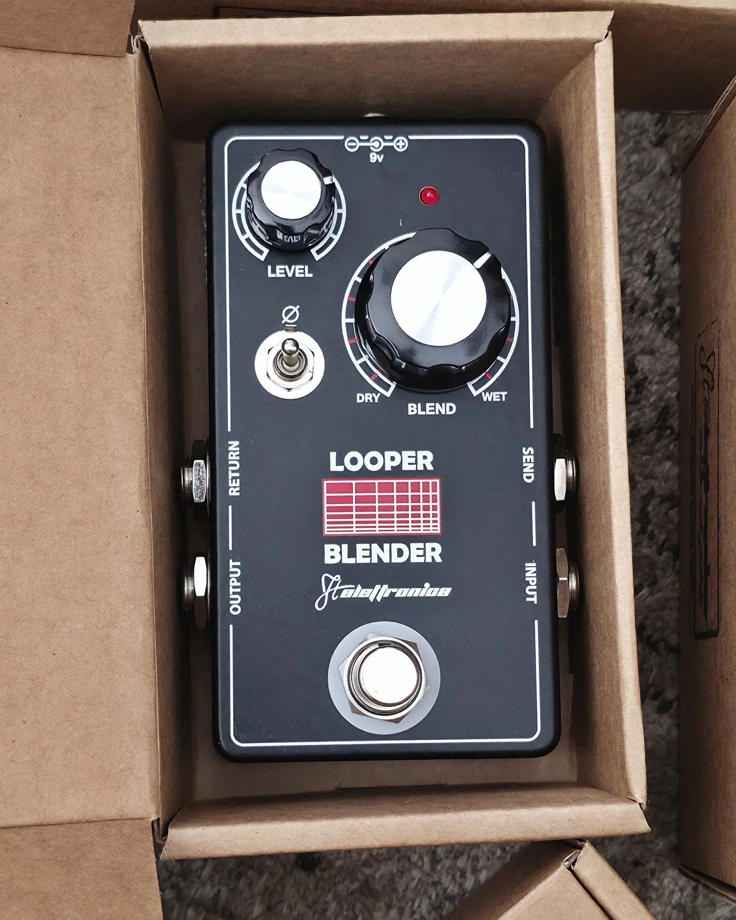 FT Elettronica Looper Blender | Bass Effects Loop & Signal Blend Pedal