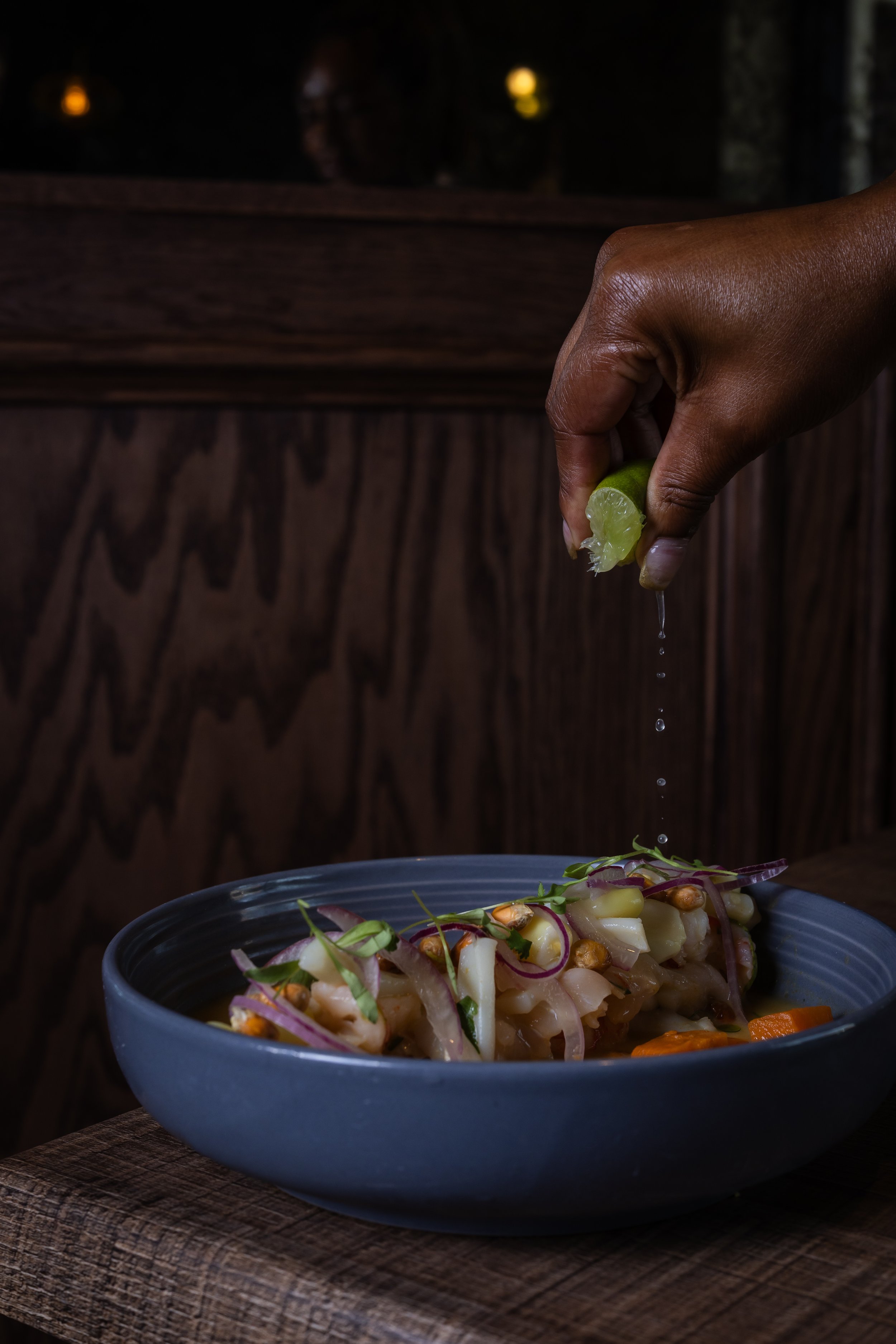 our famous Peruvian ceviche with fusion flavor of Vietnamese nuoc mam