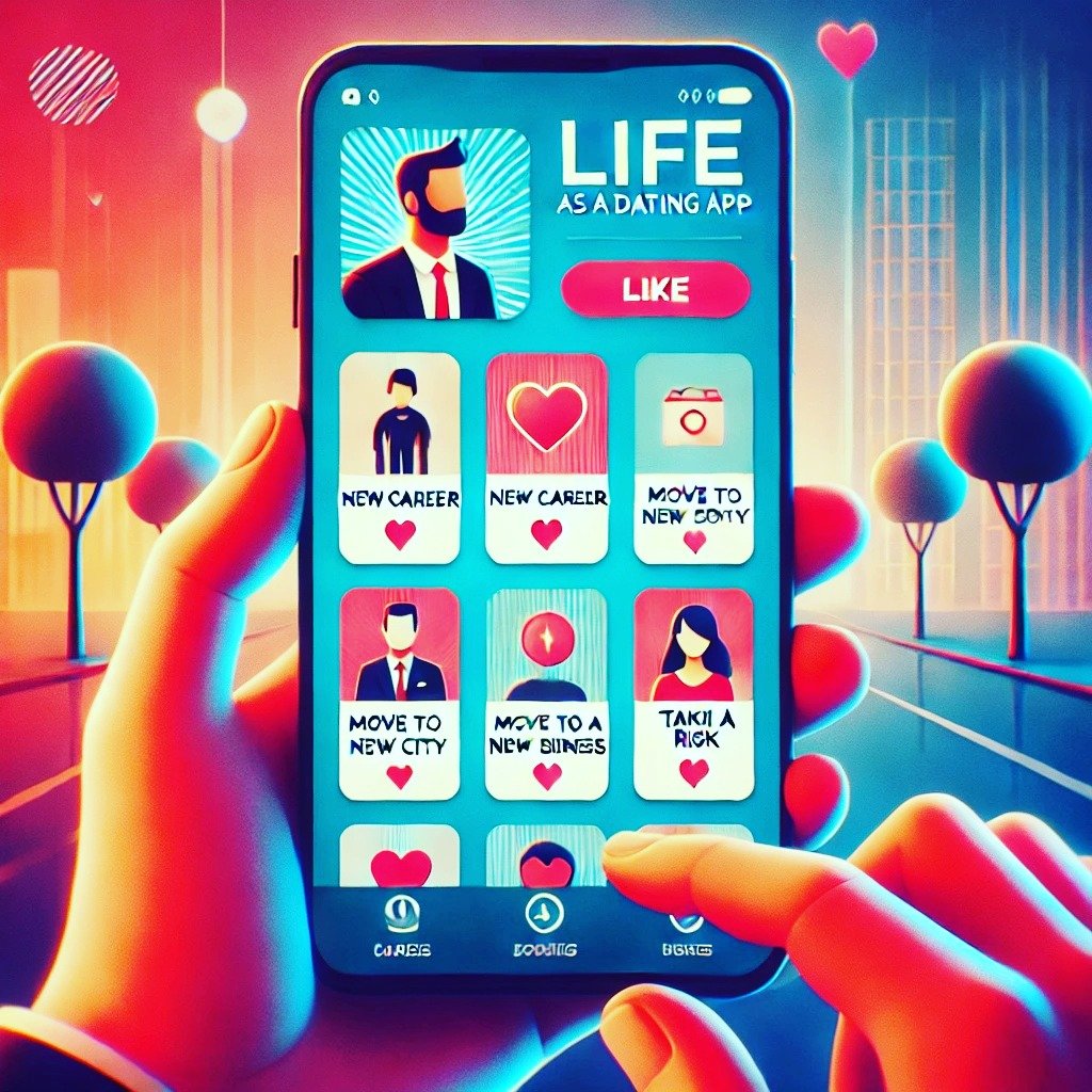 Life is like a dating app...
You keep swiping through endless options of jobs, relationships, opportunities hoping to find the right match. Some look perfect at first but turn out to be not quite right. Others seem meh until you take a chance and di