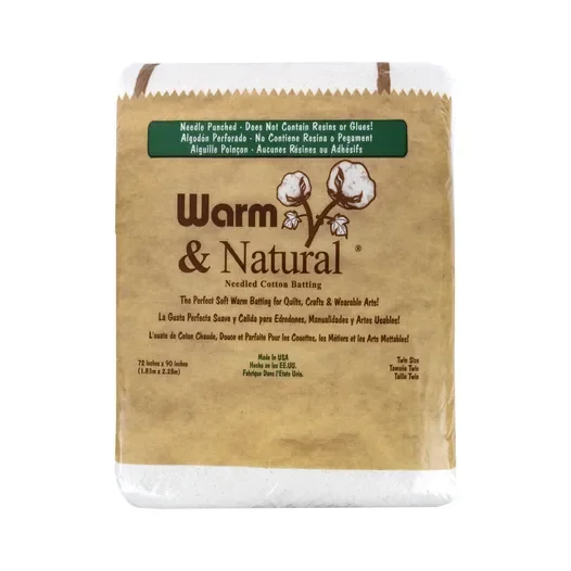 Batting - Warm & Natural - Twin - 72" x 90"