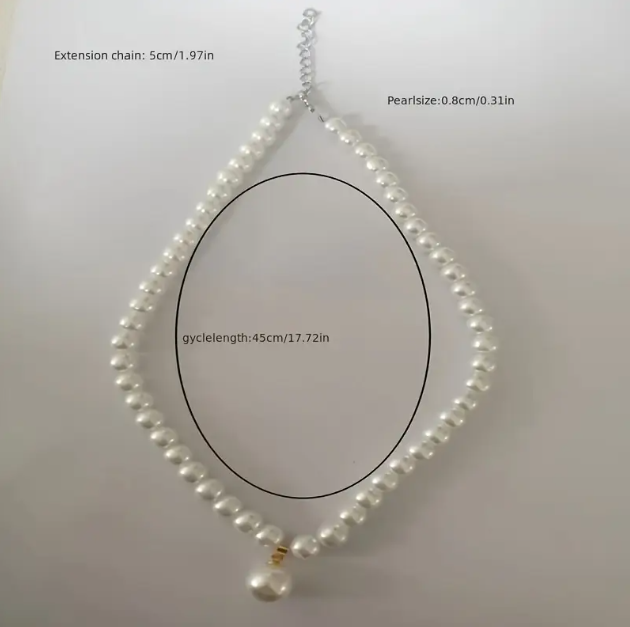 Elegant and chic, the Gold Plated Medium Sized Faux Pearls Pendant Choker Necklace is a must-have for timeless style—shop now on Mozzimo Jewelry!