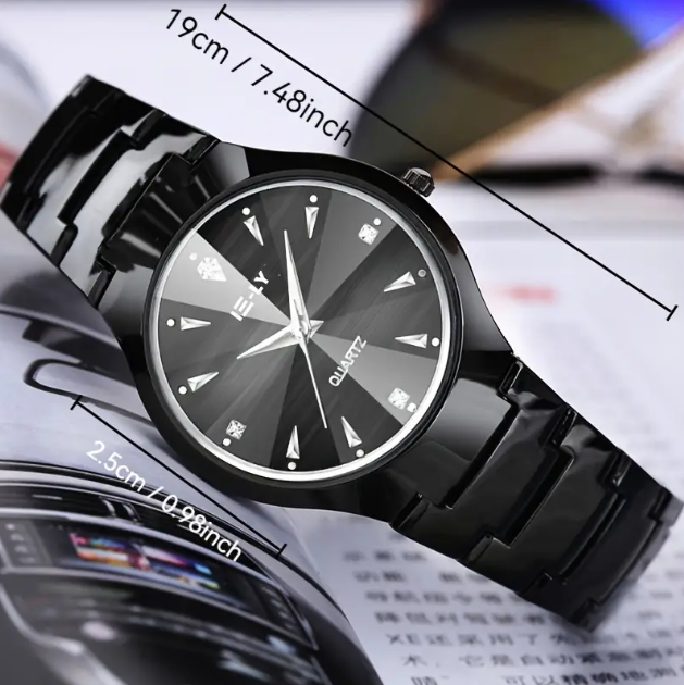 Shop Mozzimo Jewelry's Shiny Sterling Silver Chain Links Round Face Watch—sleek, modern, and perfect for elevating your everyday style.