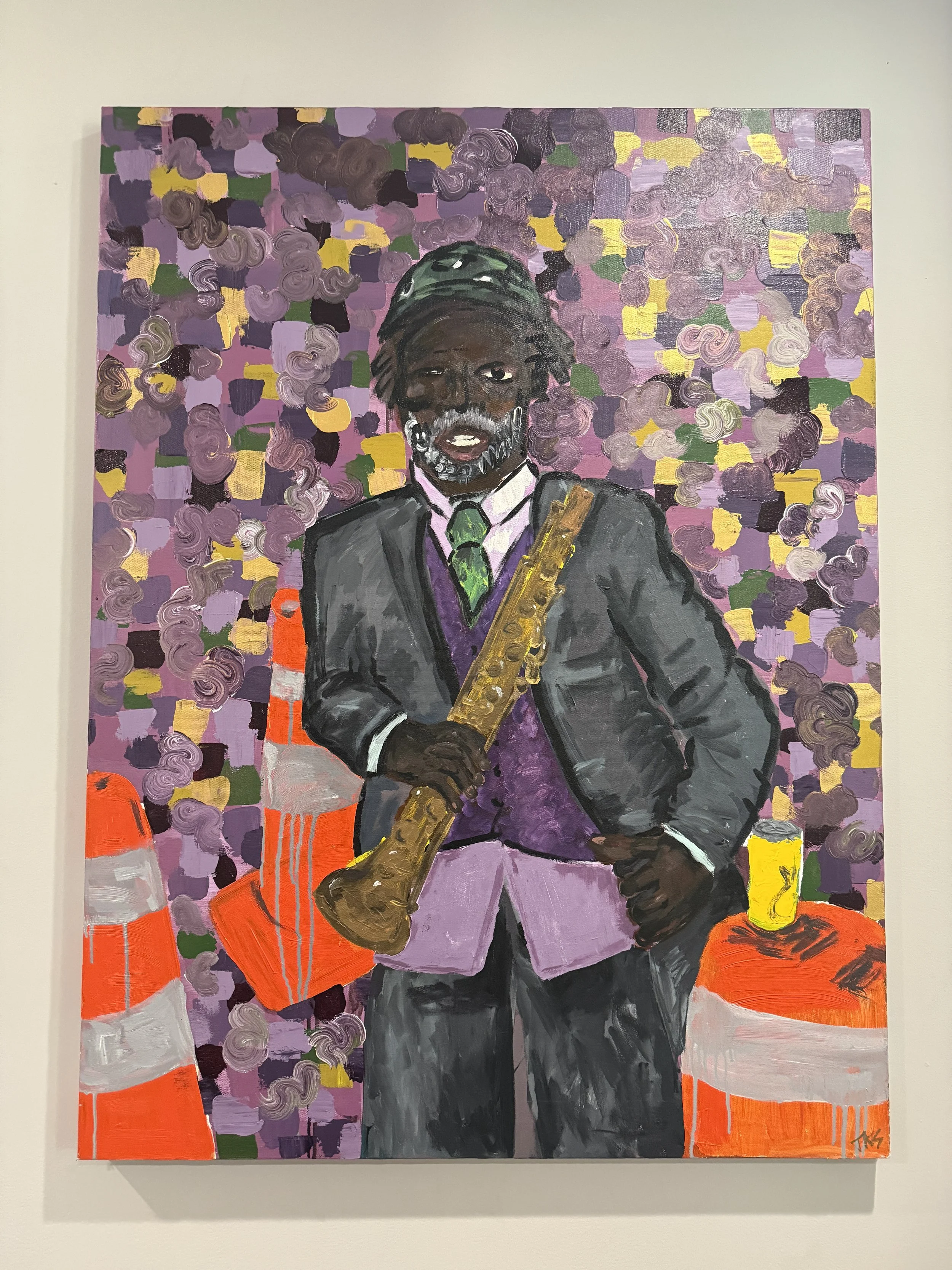 "Jazz Man"
December 2024
Acrylic on Canvas
36x48in
