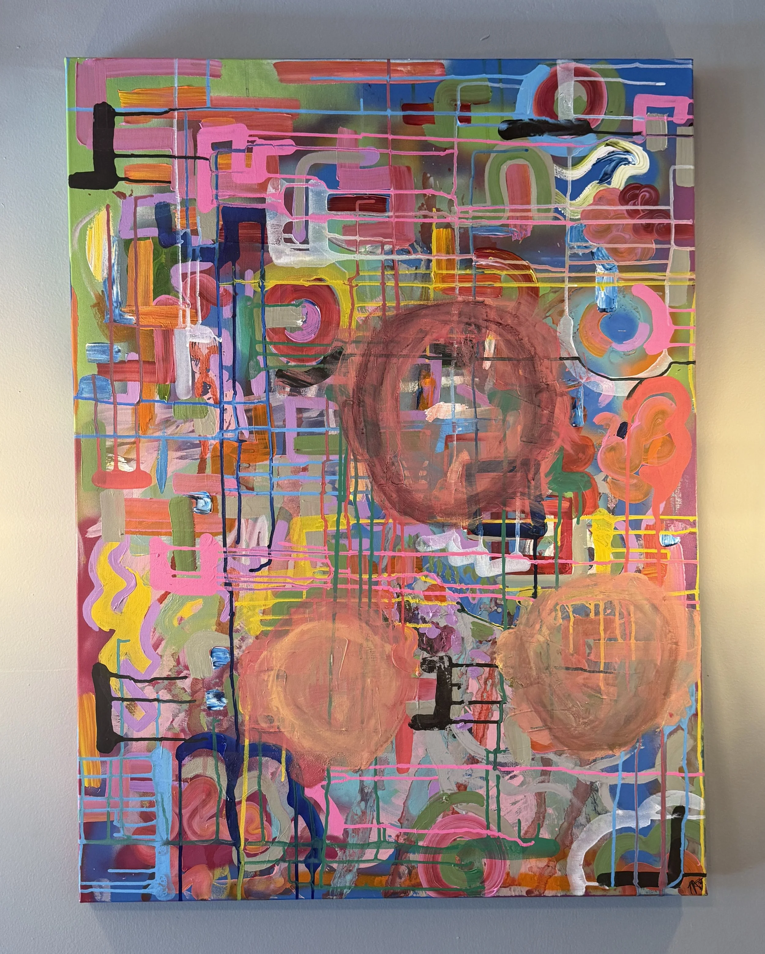 Collaboration with Charles Williams (Age 12)
"Colored Beauty"
Acrylic on Canvas
July 2025
30x40in