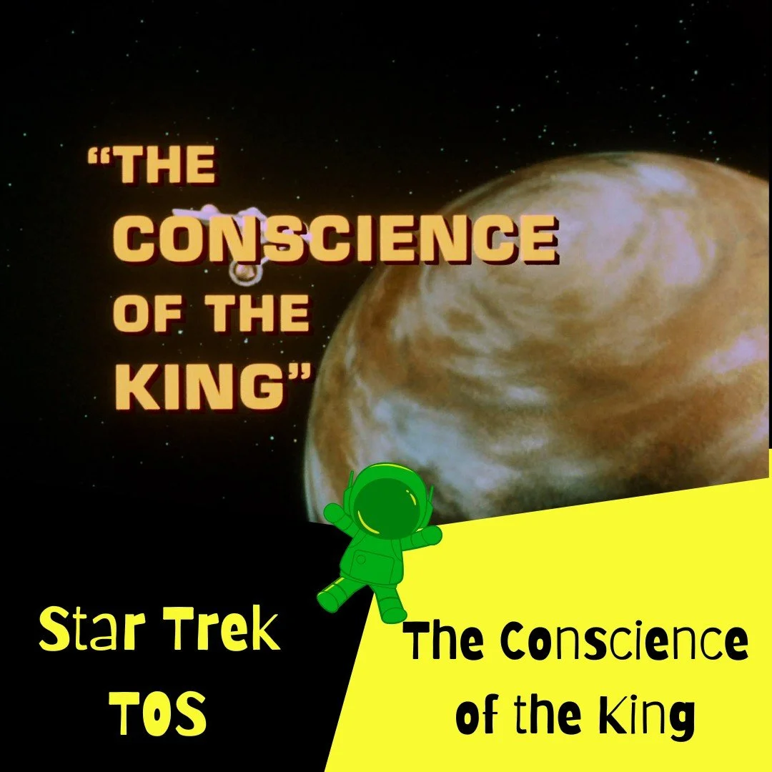 𝘚𝘵𝘢𝘳 𝘛𝘳𝘦𝘬 newbie reacts! In &ldquo;The Conscience of the King,&rdquo; we meet up with Kirk as he visits an old friend. Is there a mass murderer afoot?