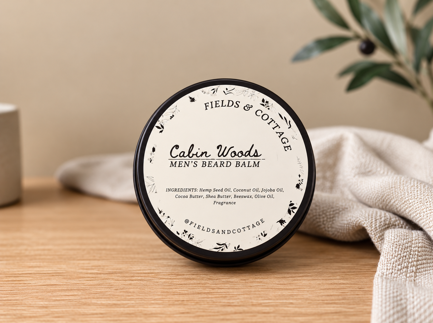 Men's Beard Balm | Cabin Woods