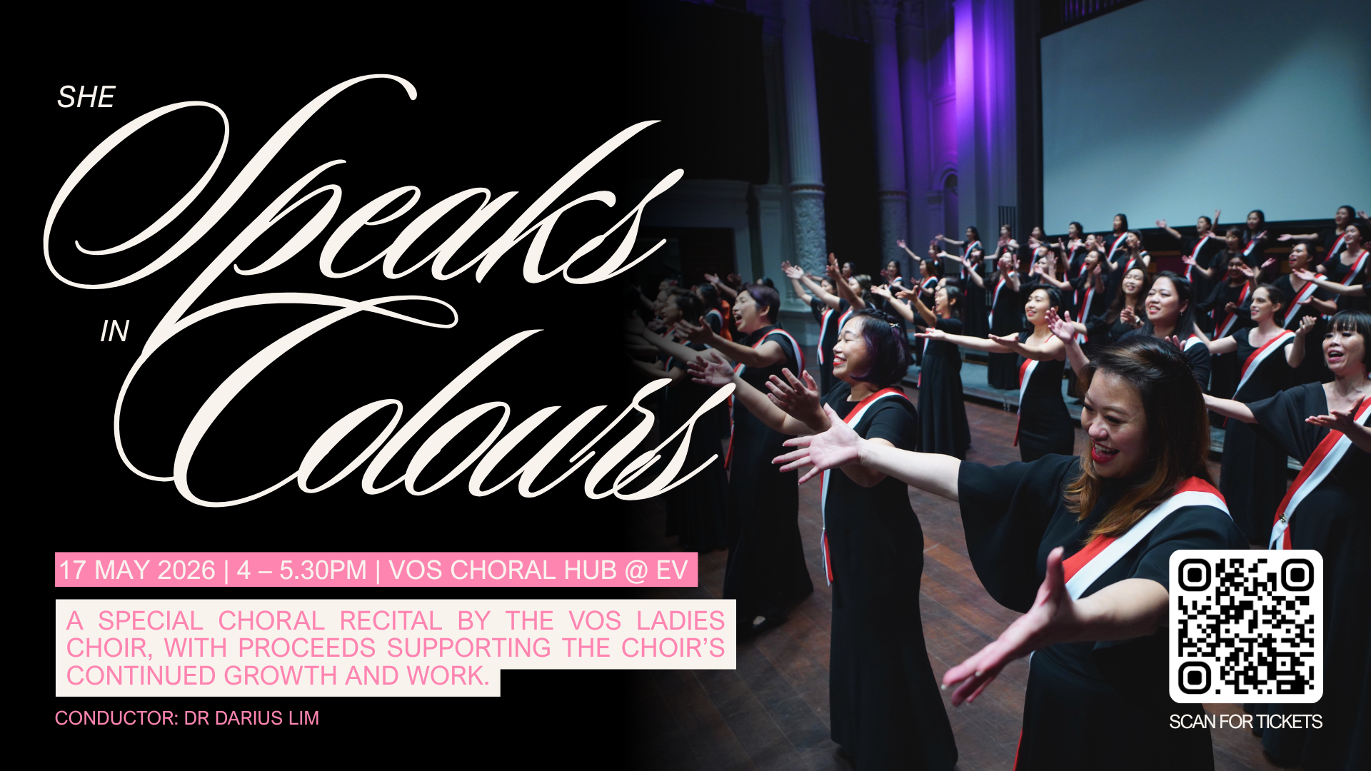 VOS Ladies Choir Recital 2026 - She Speaks in Colours