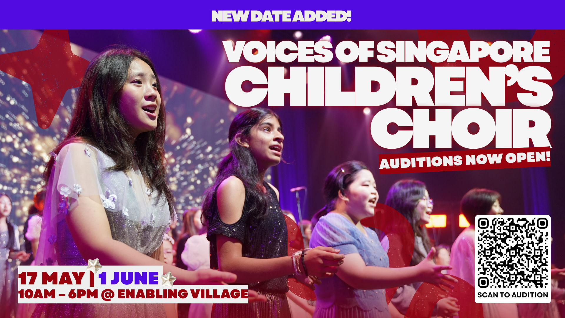 Voices of Singapore Children's Choir Auditions (July 2026 Intake)