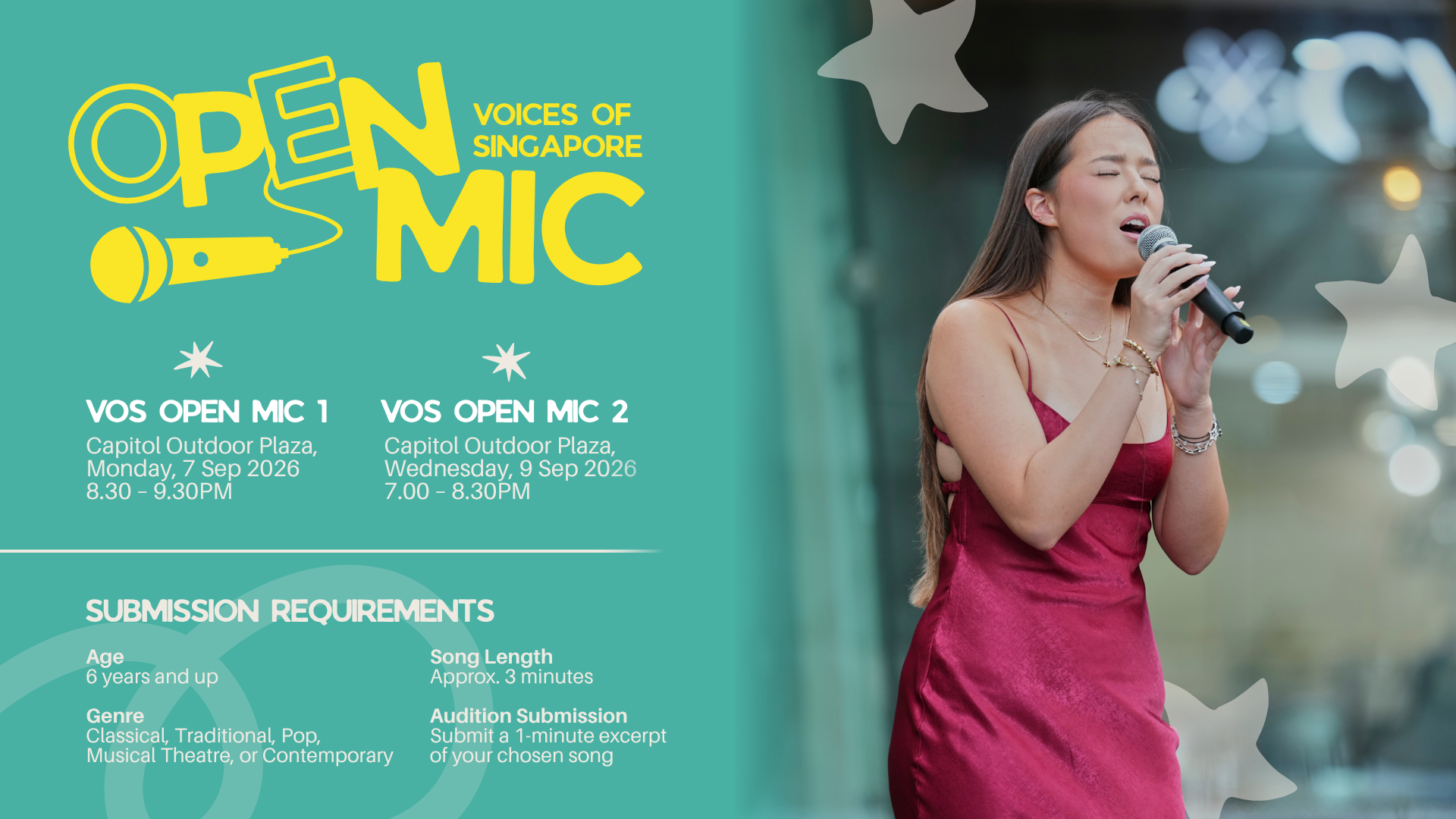 #VOSF2026 Open Mic Registrations are now open!