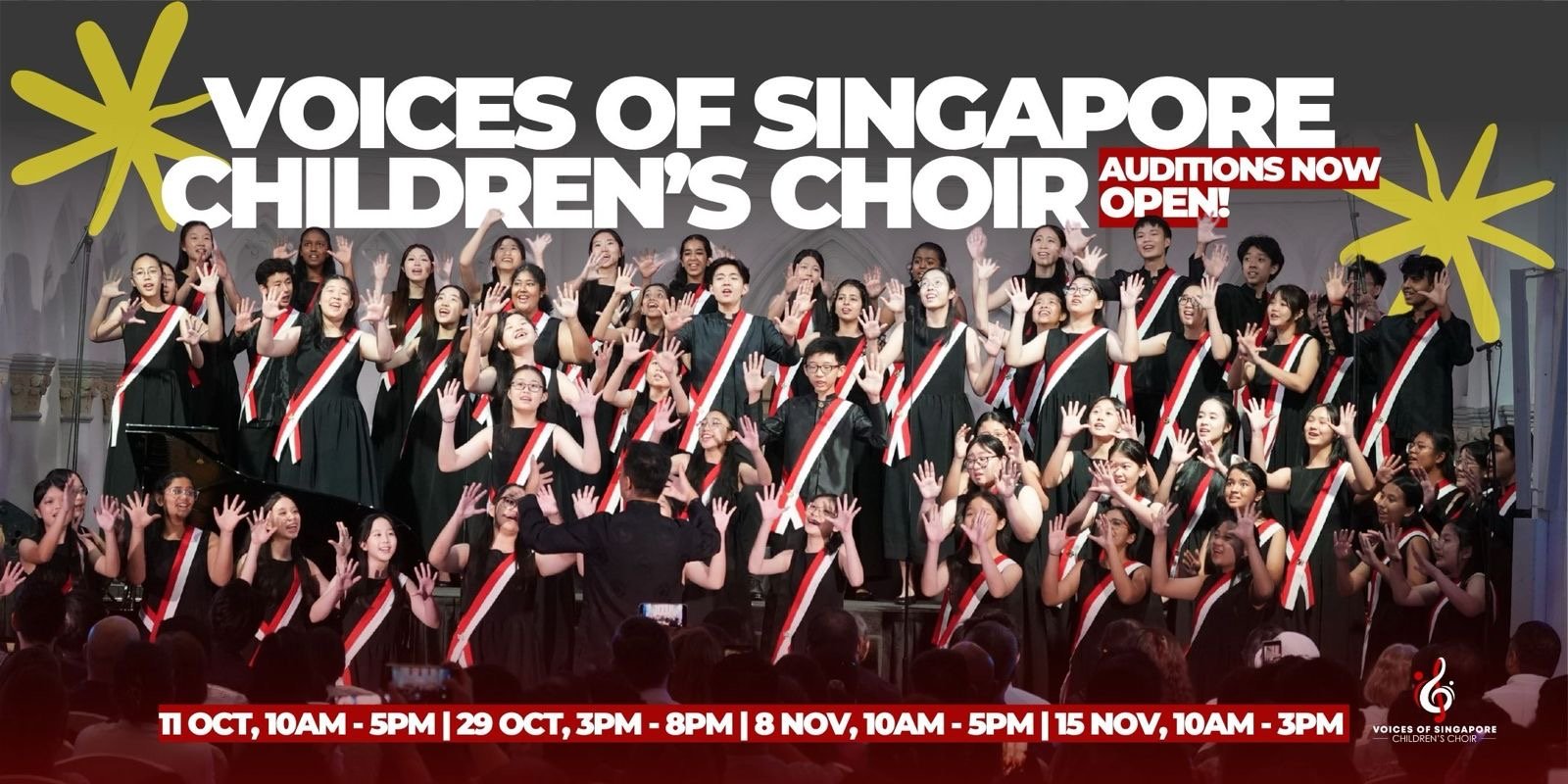 Voices of Singapore Children's Choir Auditions (January 2027 Intake)