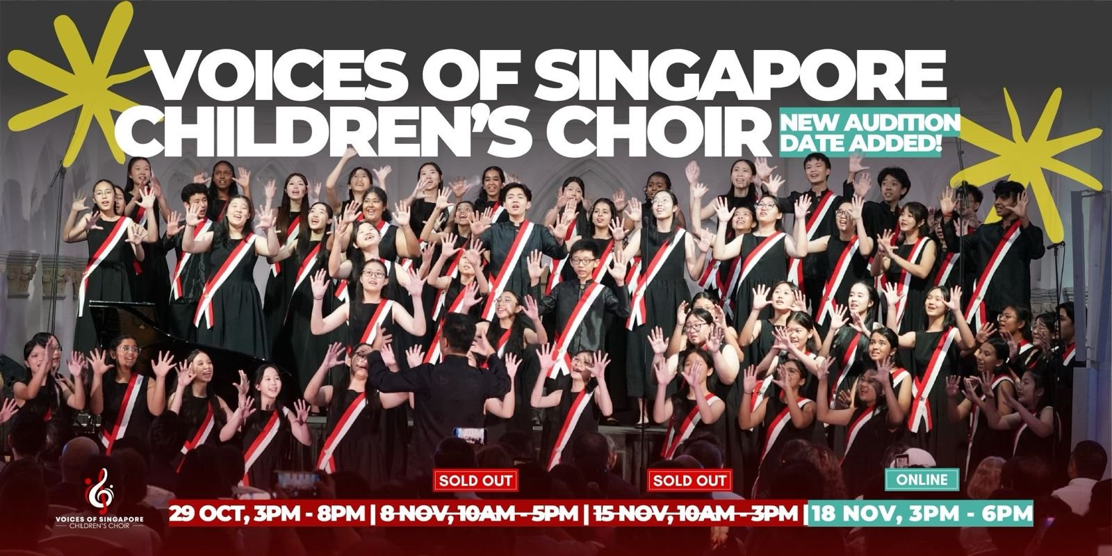 Voices of Singapore Children's Choir Auditions (January 2027 Intake)