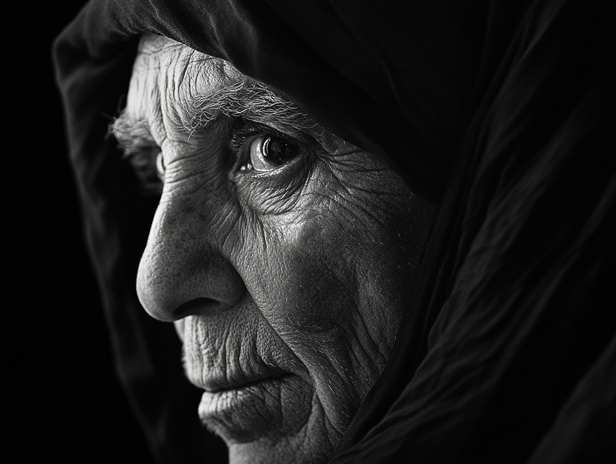 Kimages portrait black white