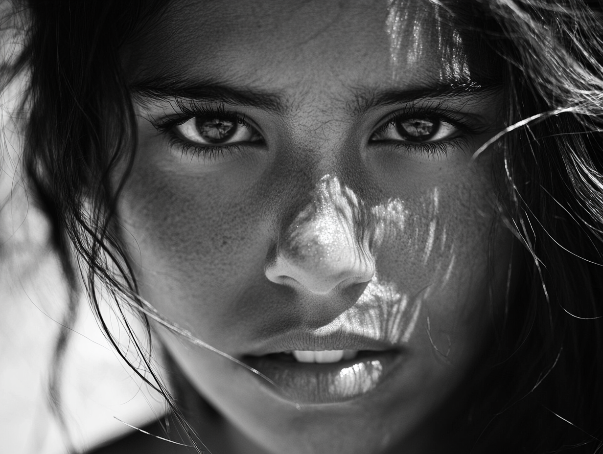 Kimages portrait black white