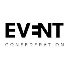 Logo for the Event Confederation with the word 'EVENT' and 'CONFEDERATION' underneath
