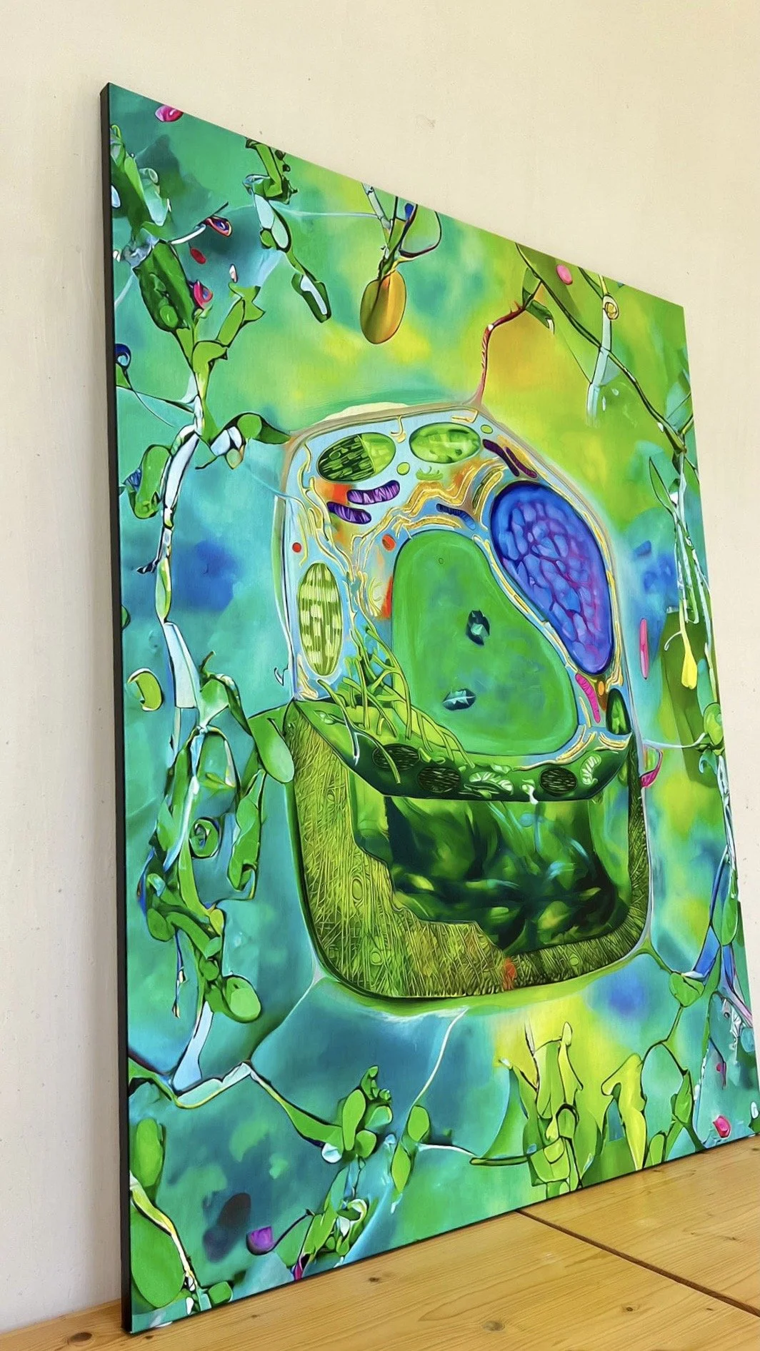 Cellule Végétale, 2025, 89x119cm