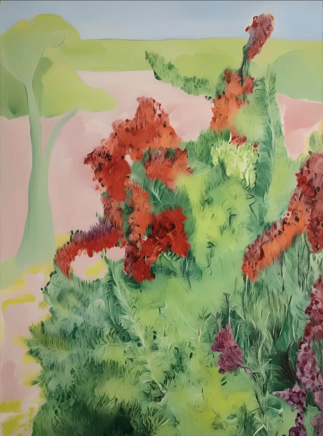 Amarante & Romarin, 2025, 54x73cm