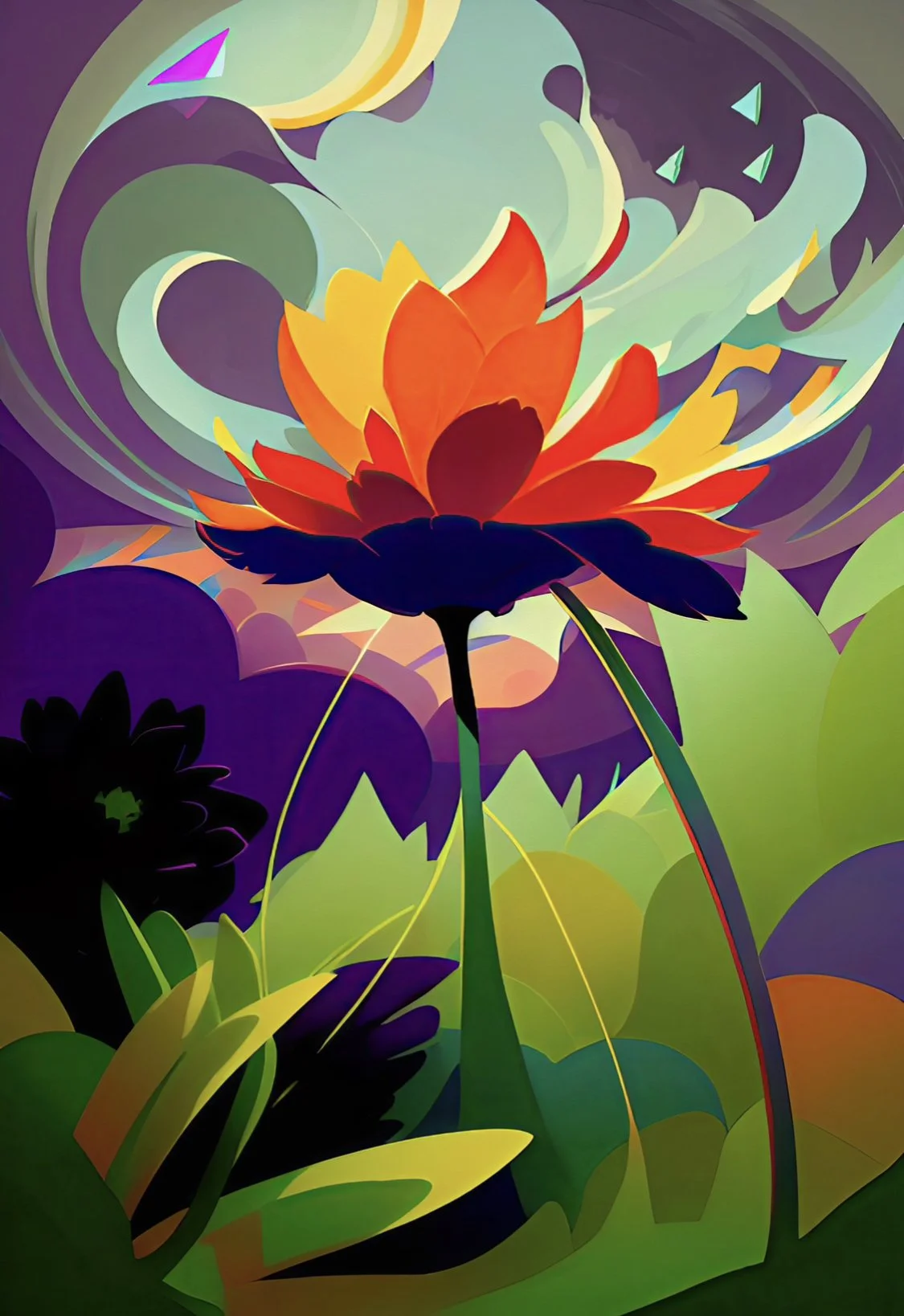 Flos Vectorium, 2023, 50x73cm