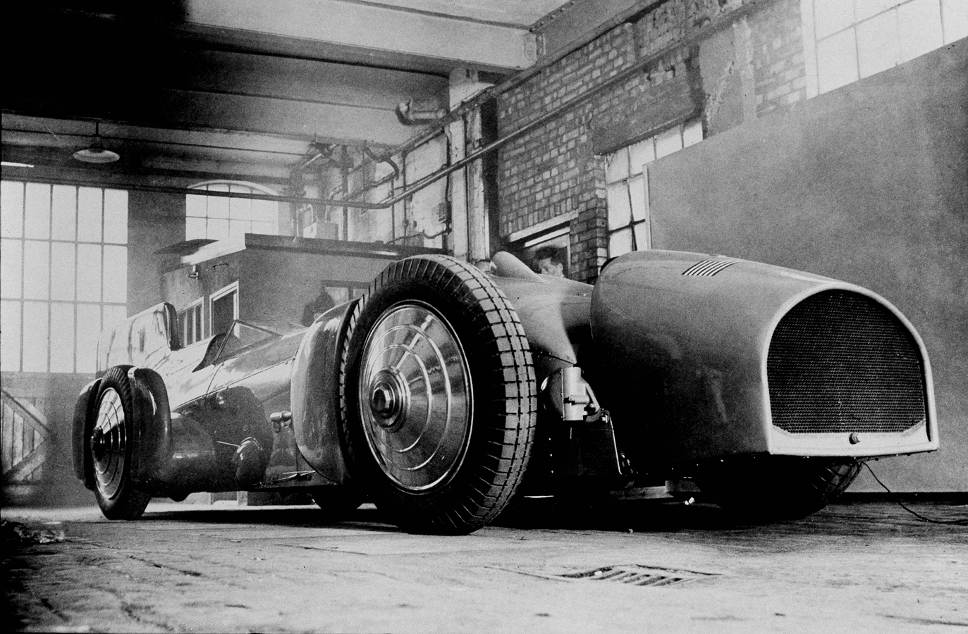 Malcolm Campbell's Land Speed Record breaker Bluebird, pictured in 1930