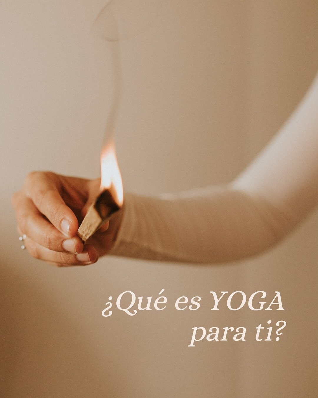 &iquest;Qu&eacute; es Yoga para ti? Te leo 👀

Aprovechando el d&iacute;a del yoga, creo que es un buen momento para juntarnos y reflexionar sobre lo que es o no es yoga y qu&eacute; simboliza para ti. 

📣 &iexcl;Ap&uacute;ntate al encuentro! Nos en