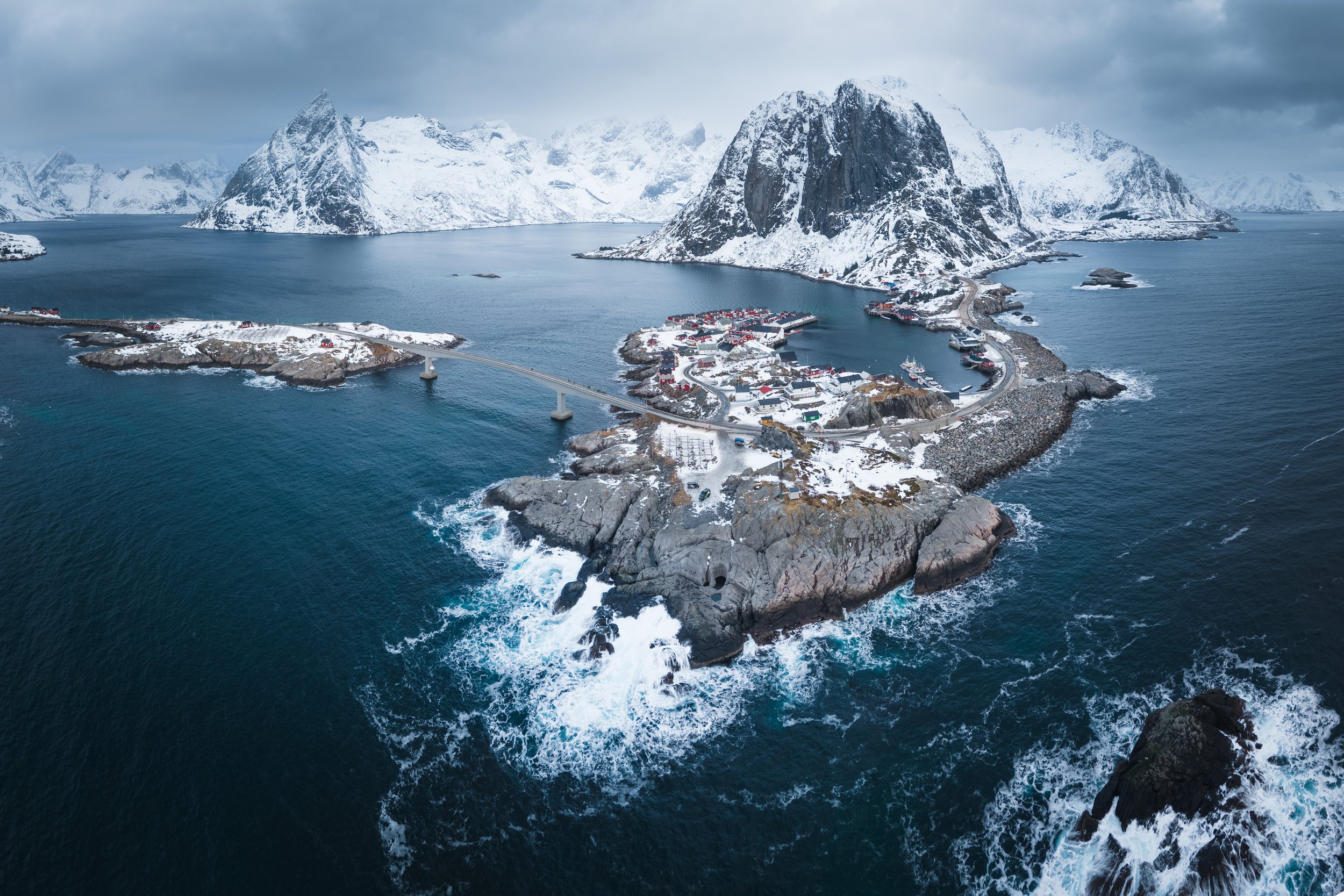 Drone photography on Lofoten 