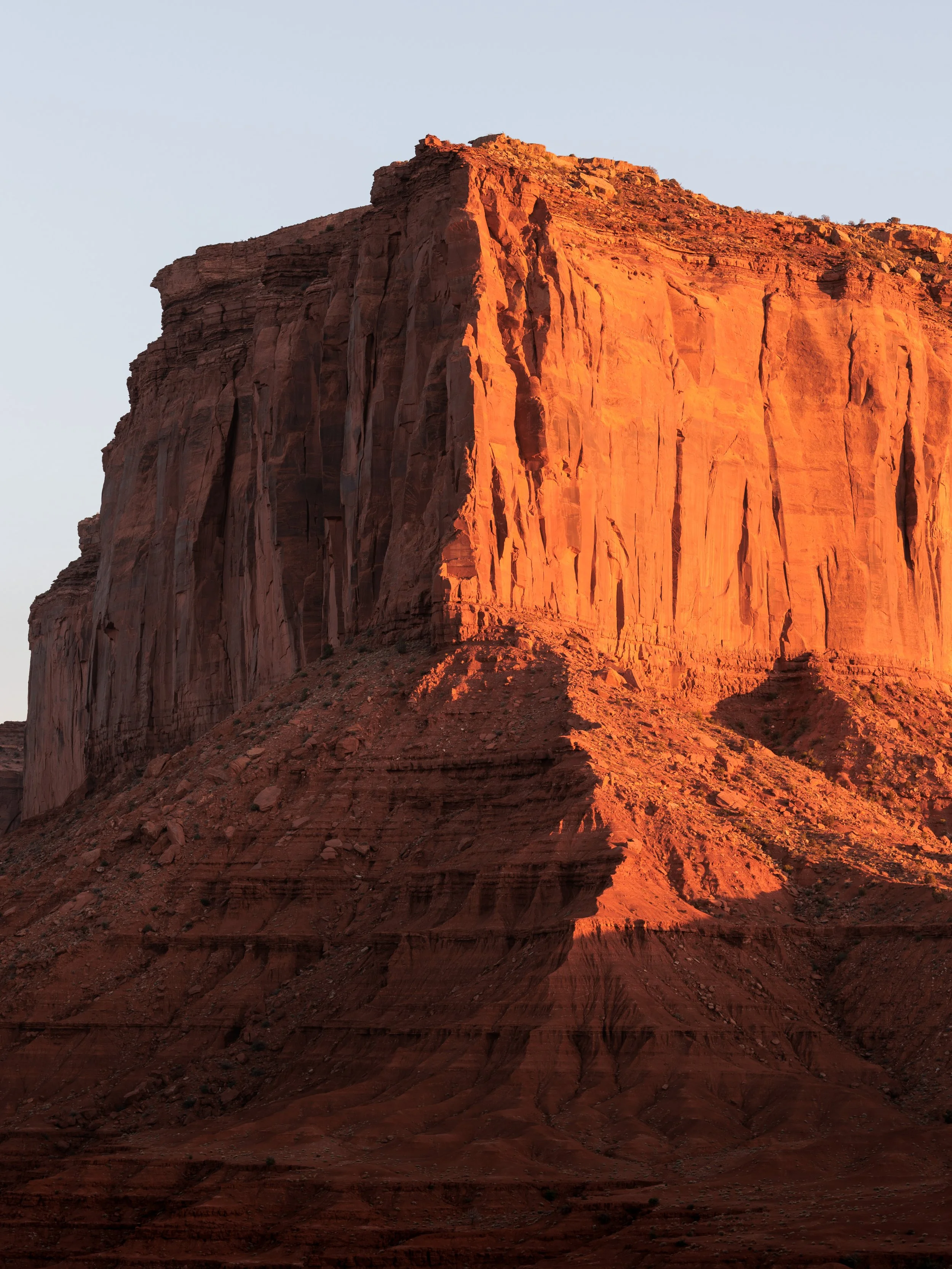 Sunset in Monument Valley 