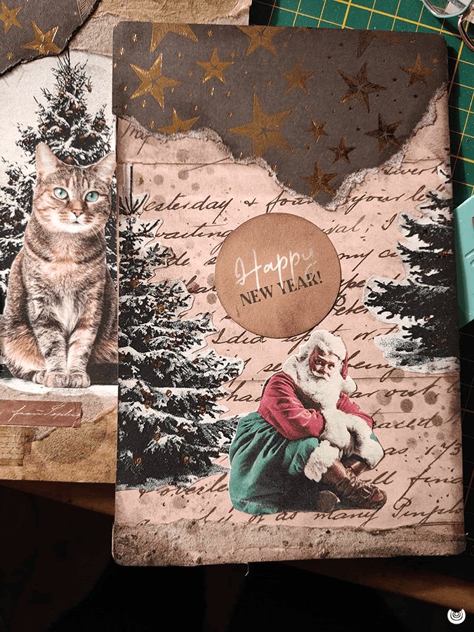Junk Xmas Cards - świąteczne kartki inaczej