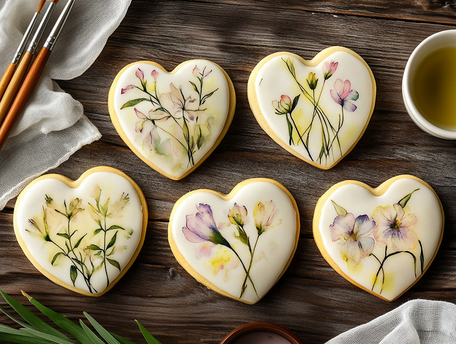 Malowane maślane ciastka wielkanocne - warsztaty wielkanocne CARAMEL