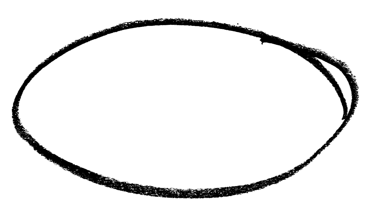 skizzierter Kreis