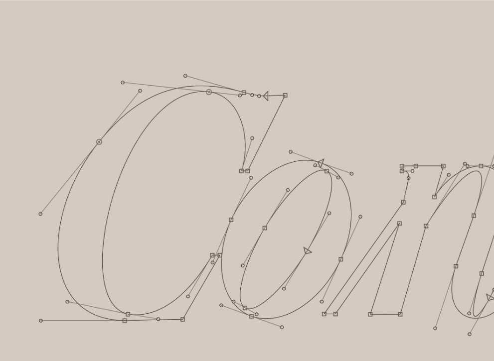 Details zur Schriftart „Contury“