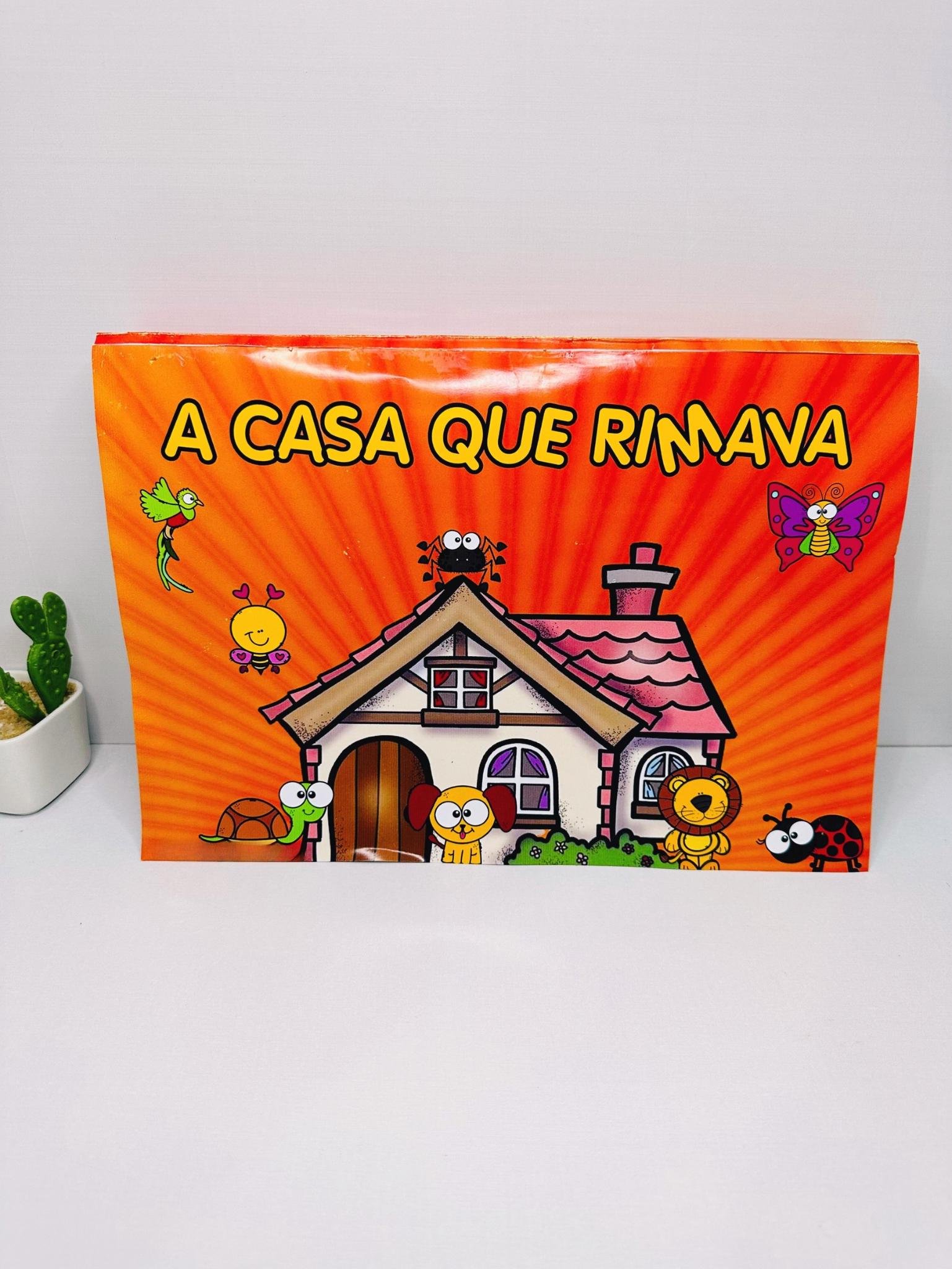 3D Buch "A casa que rimava" auf Portugiesisch Drucken & Zusammenbauen