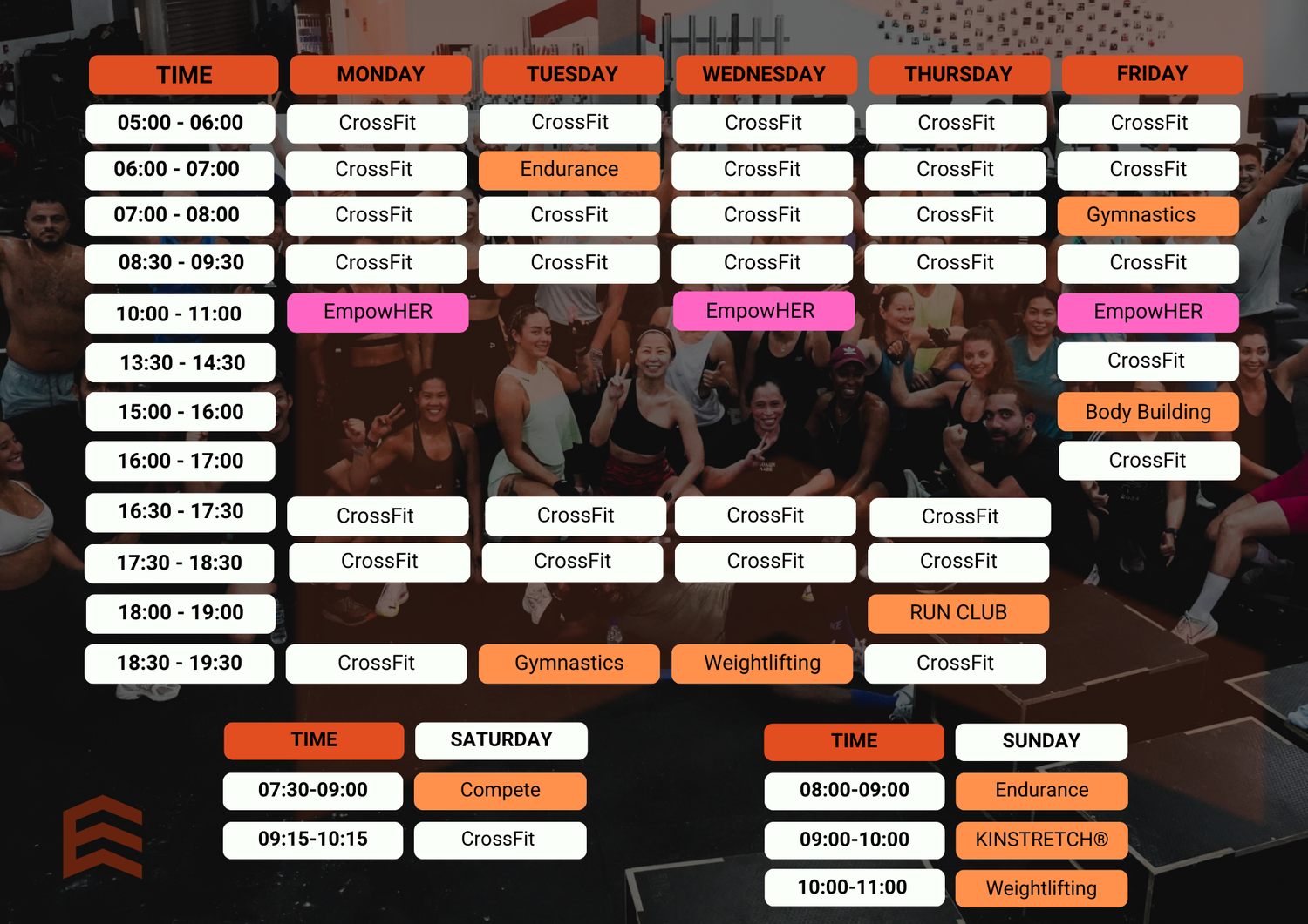 Schedule | Book Your Fit Session Today — CROSSFIT ELEVATE
