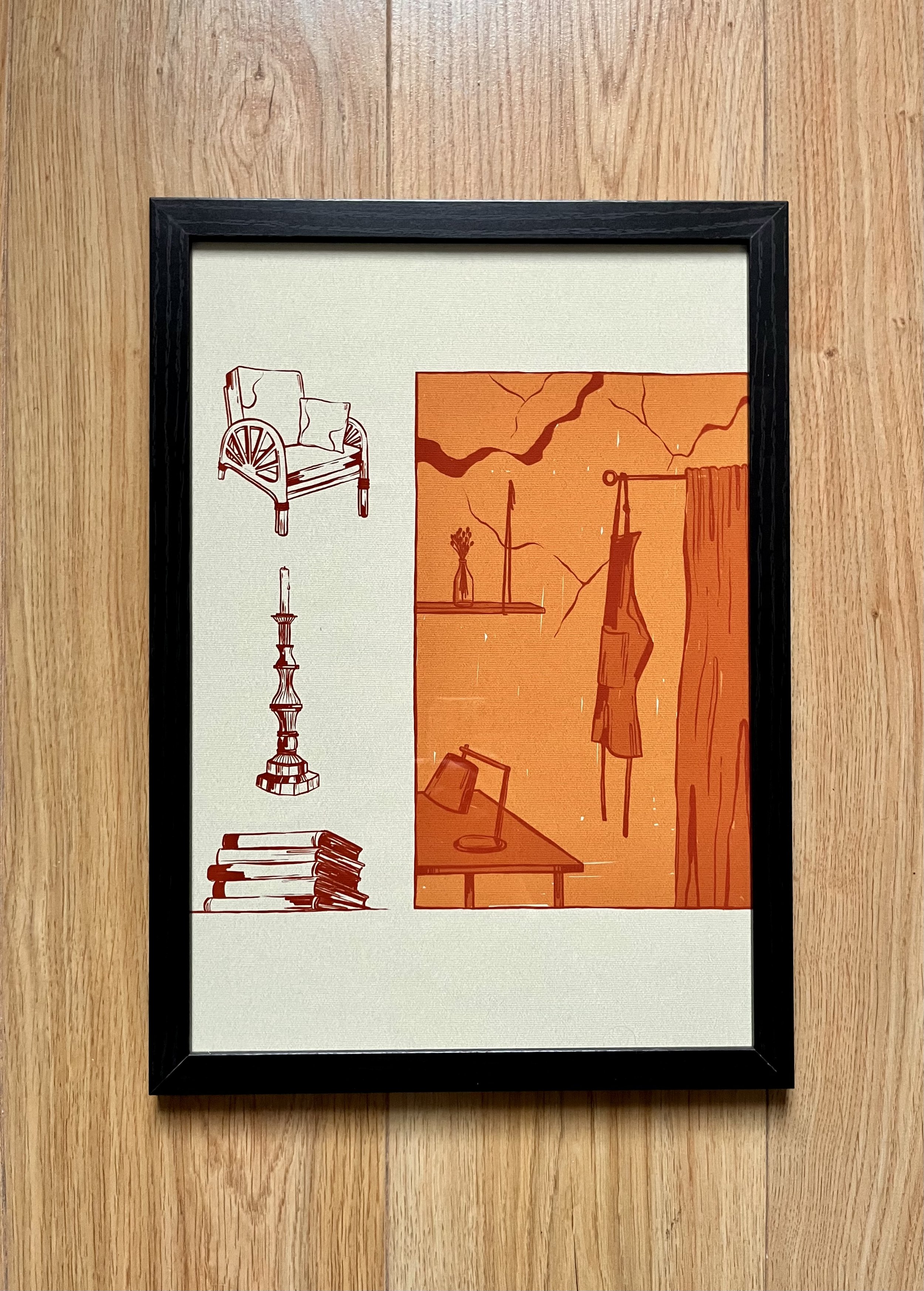 The other place - A3 framed