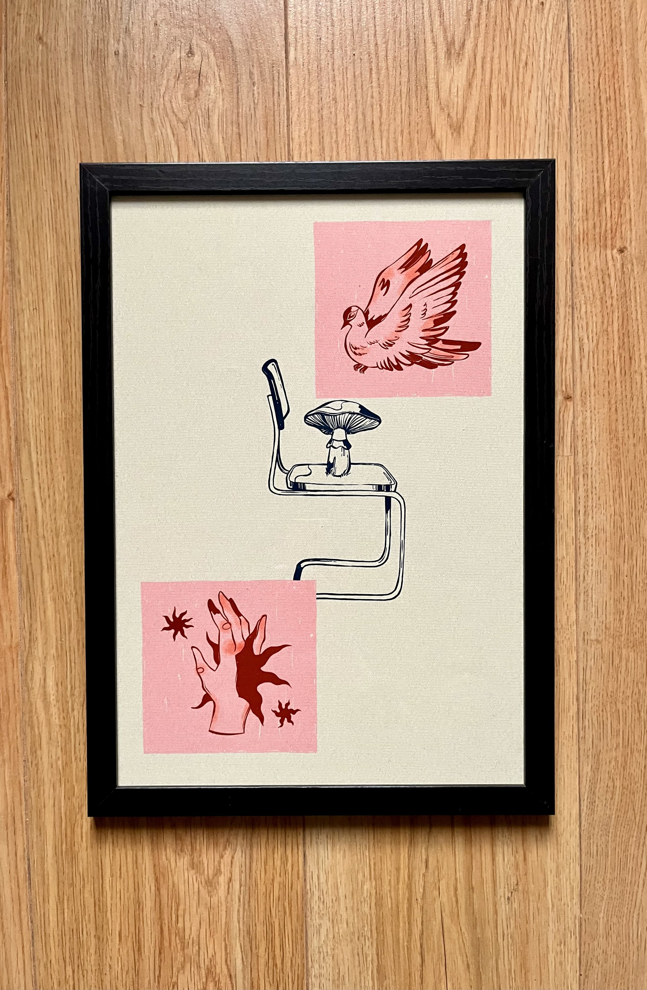 Between worlds - A3 framed