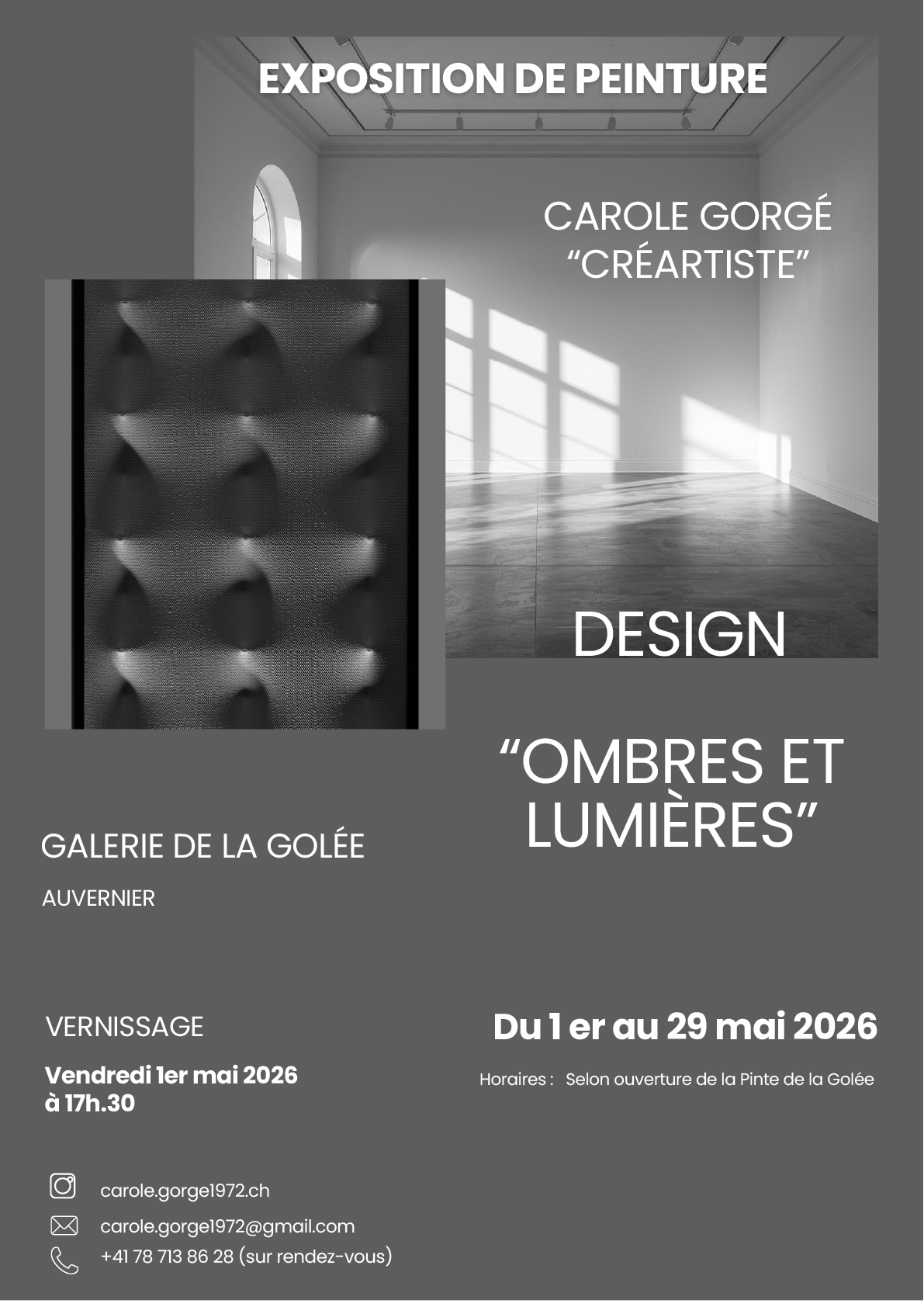 Carole Gorgé "Créartiste" - 01.05.2026 au 29.05.2026