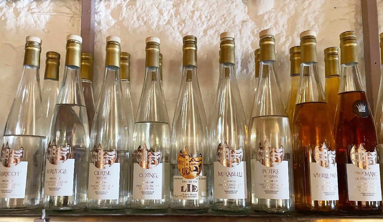 Eau-de-vie pour finir votre repas en beauté.