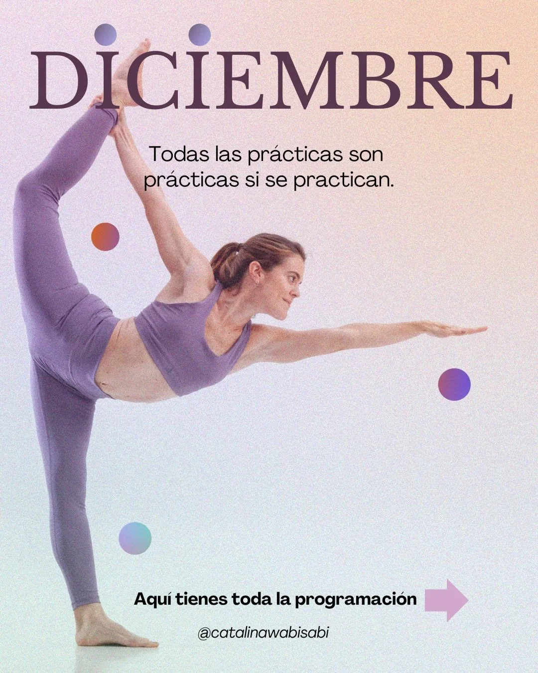 Bienvenido el puente entre el a&ntilde;o que termina y el que comienza, donde muchos nos llenamos de compromisos externos e internos. Te invito a que aproveches estos espacios educativos y terap&eacute;uticos este mes, en medio de todo el movimiento.