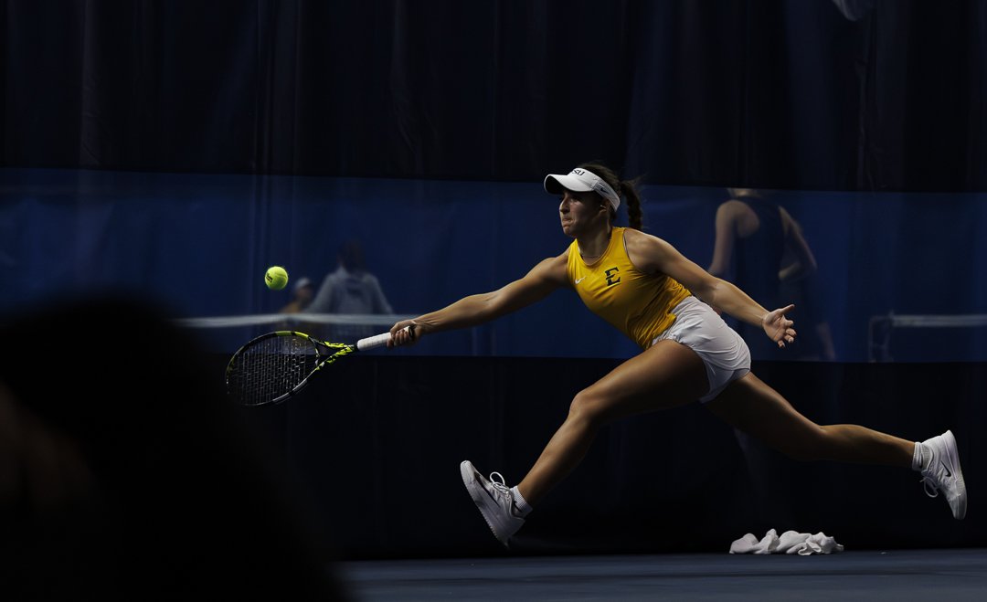 Julia Milian striding for Tennis ball, 2026
