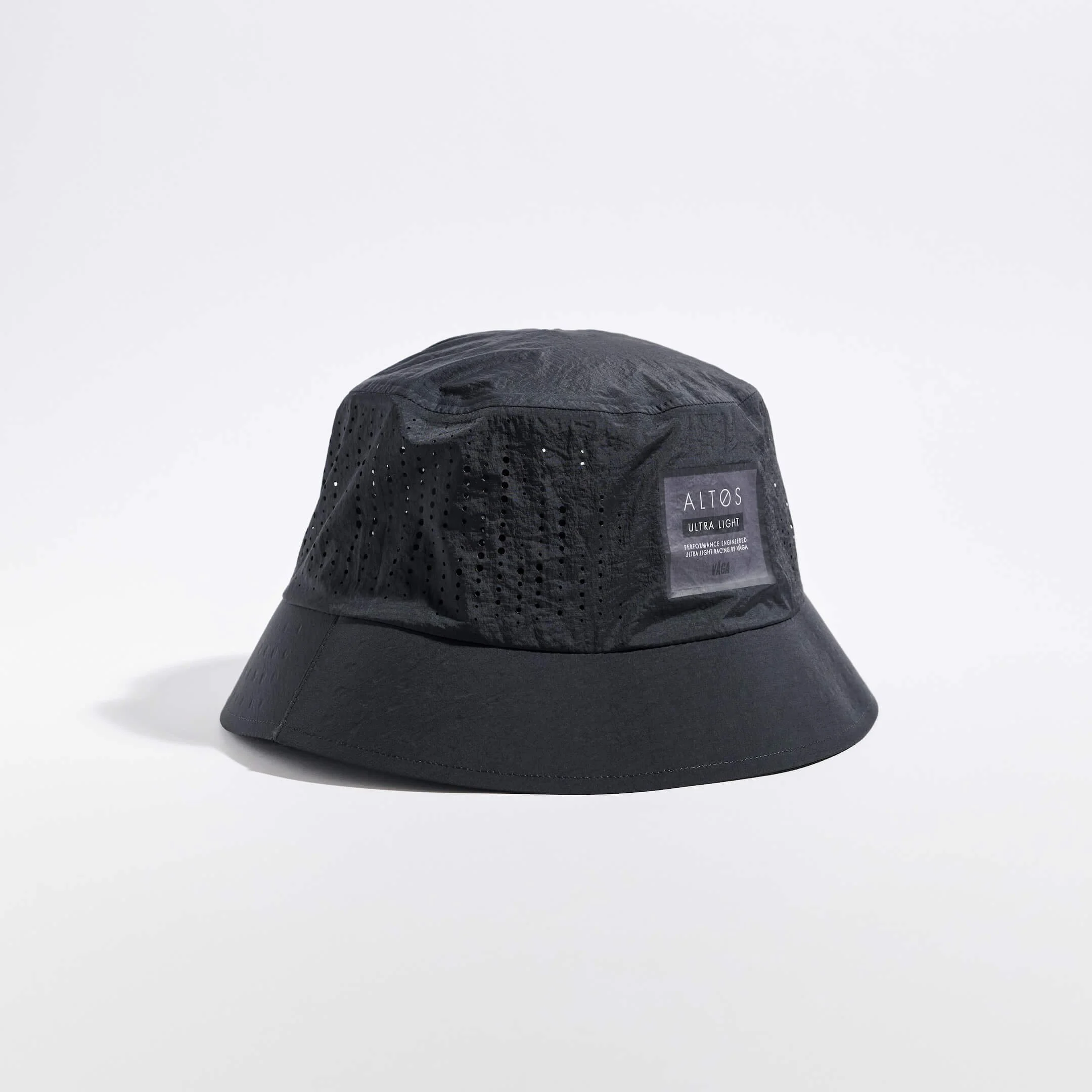 VAGA ALTOS Running Bucket Hat in Black Angle.jpg