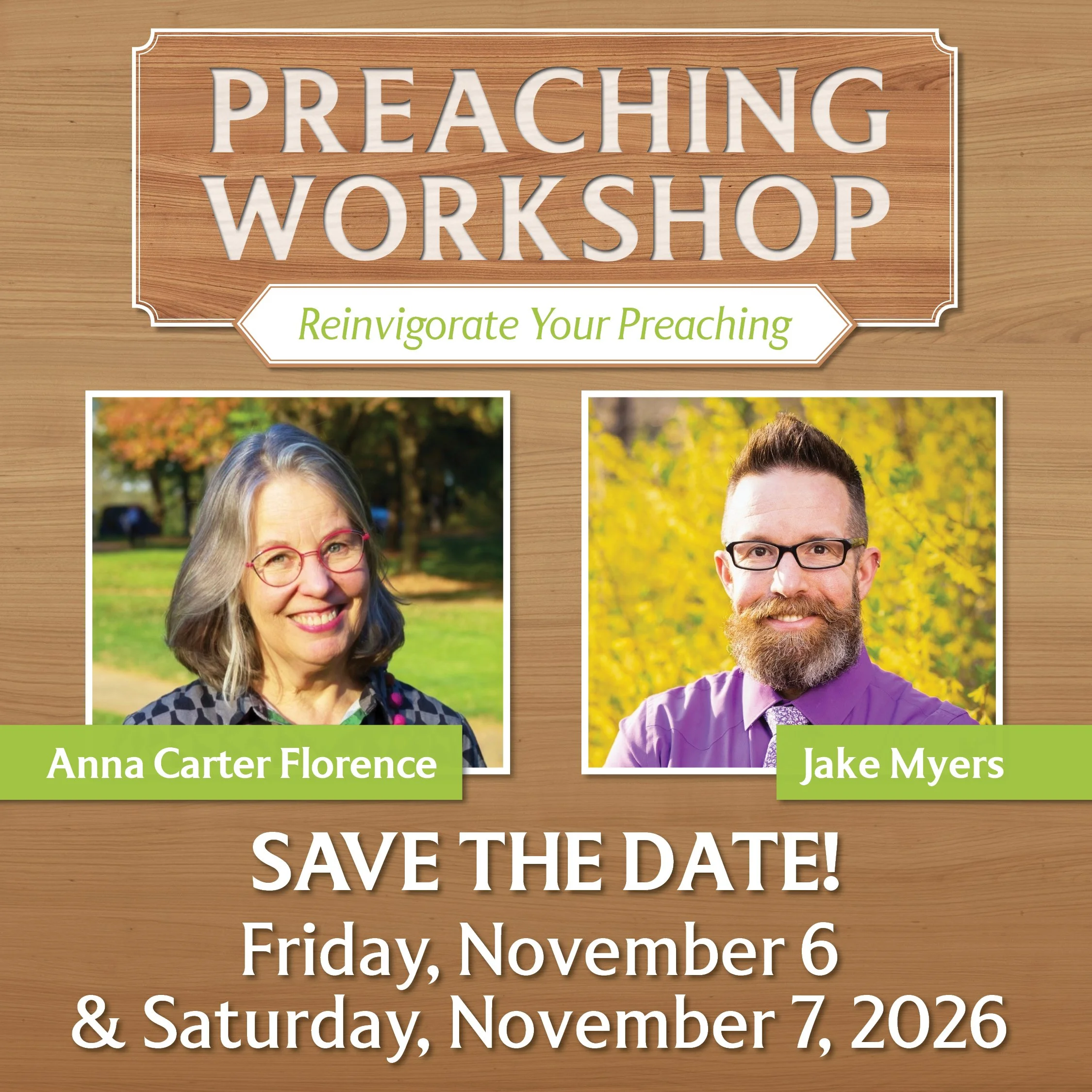 Preaching Workshop with Anna Carter Florence and Jake Meyers