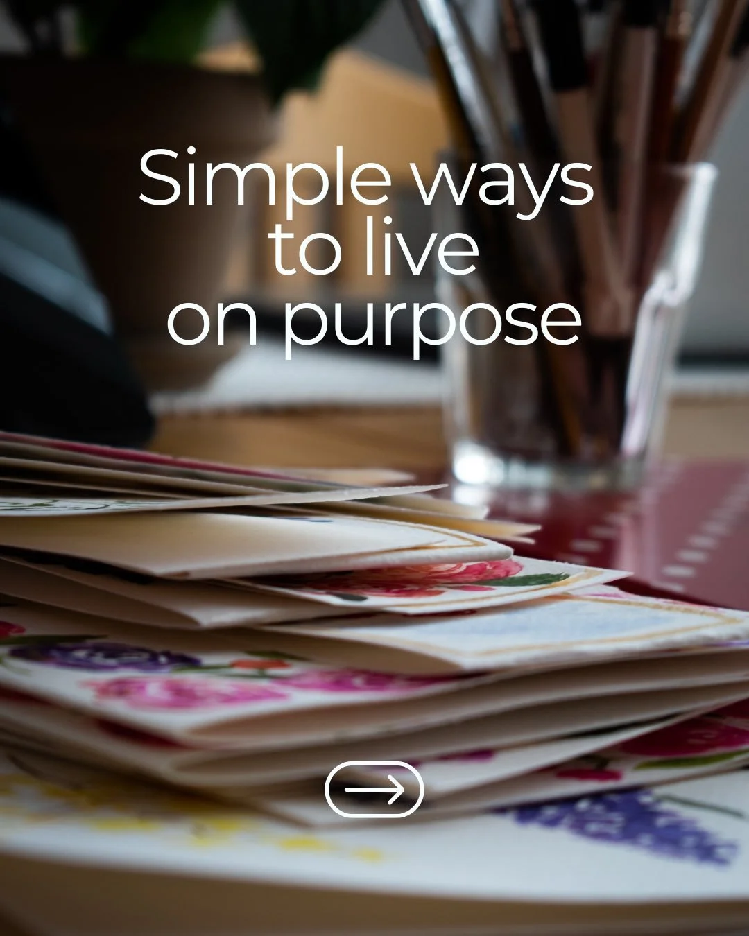 Feeling overwhelmed about where to start with your goals?

We&rsquo;re offering limited in-person Life Tending sessions in early January - support to clarify, pace, and build momentum towards living on purpose.

DM us or learn more in our bio 🤍