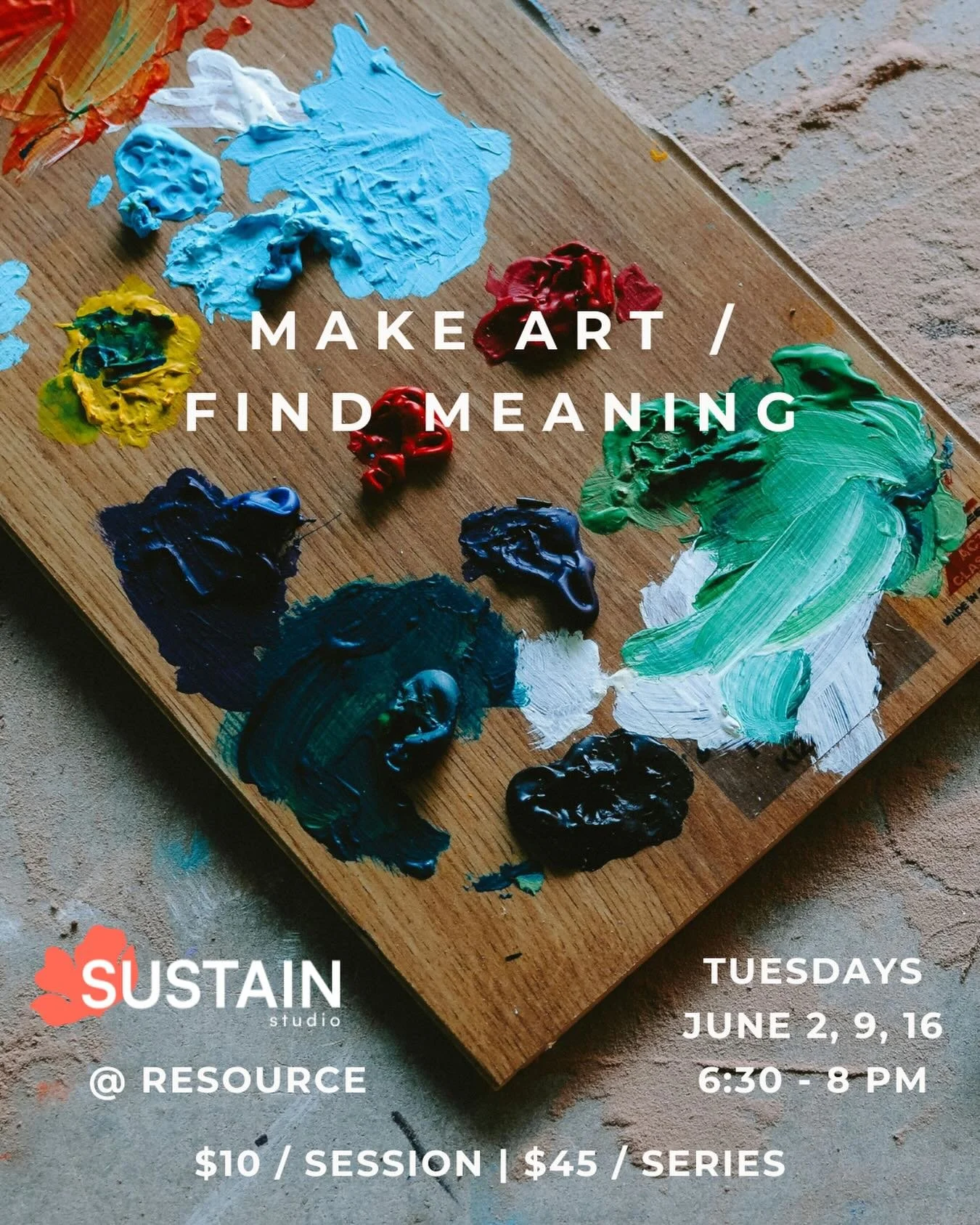 Join us for a 3-part series at @resource_mpls to explore what it means to create, reflect, and tend to our inner lives as we emerge into this season using art as a site for meaning making.

​No prior experience with art or creative practice is needed