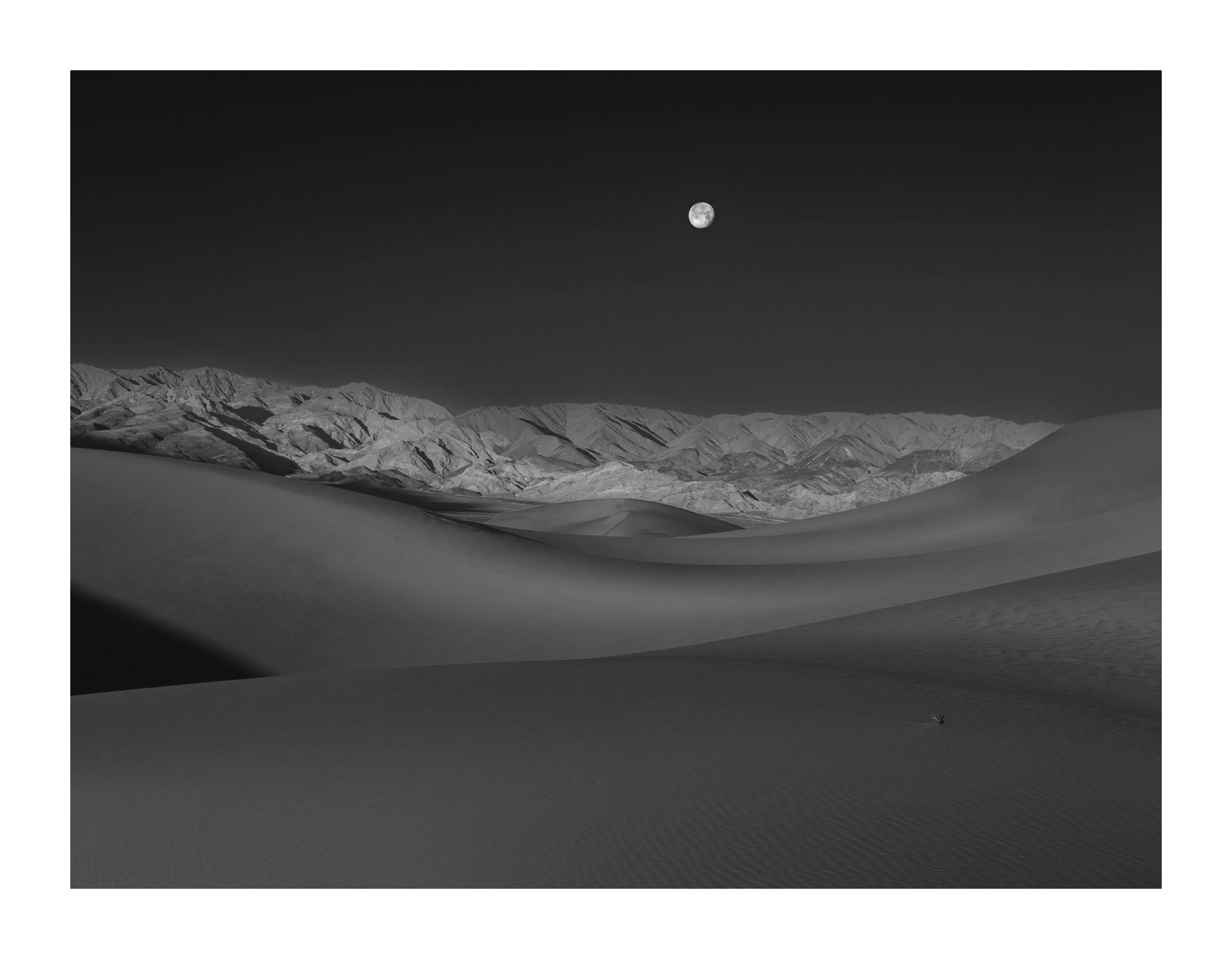 Death Valley Beneath Moon Light