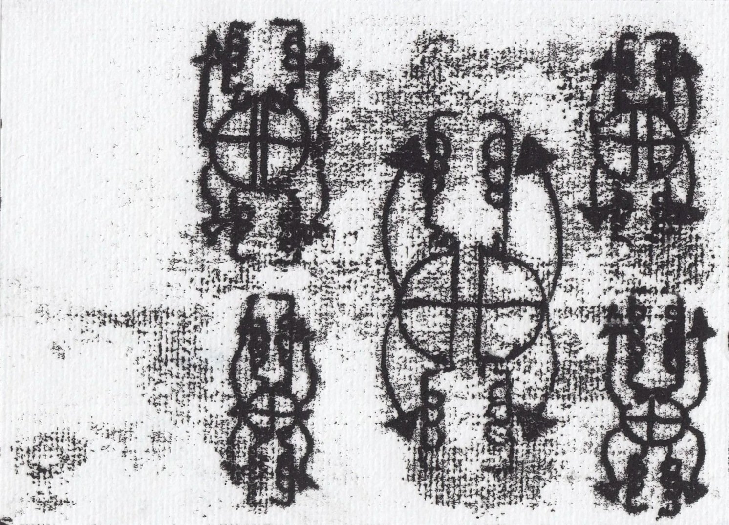 MTBW042 - Linocut stamp on washi paper
3.3” x 4.5”